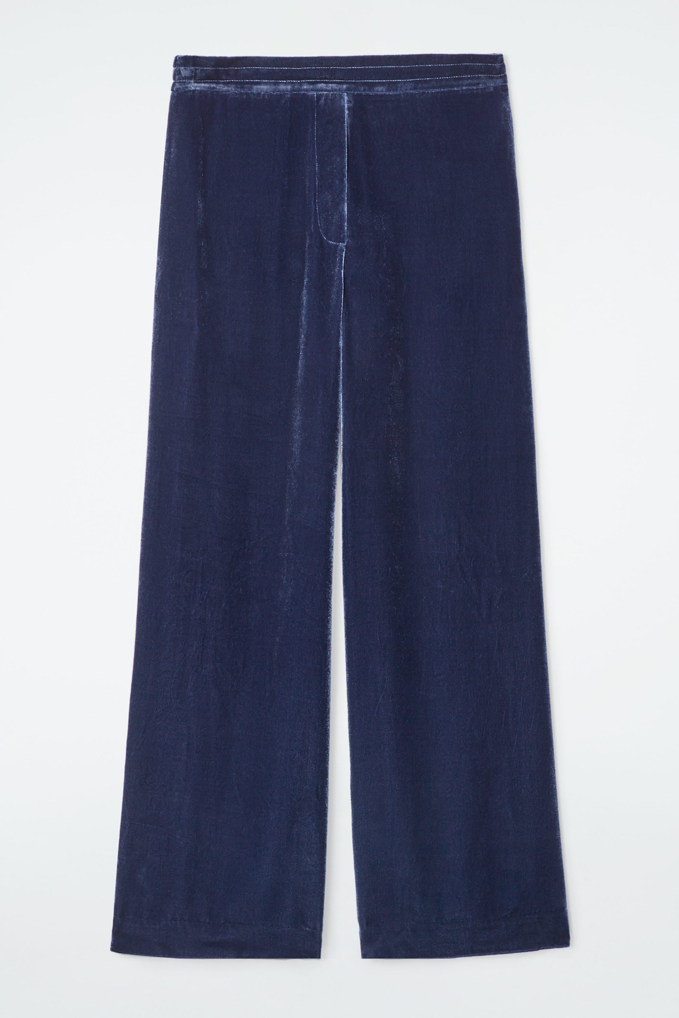 SILK-BLEND VELVET PANTS