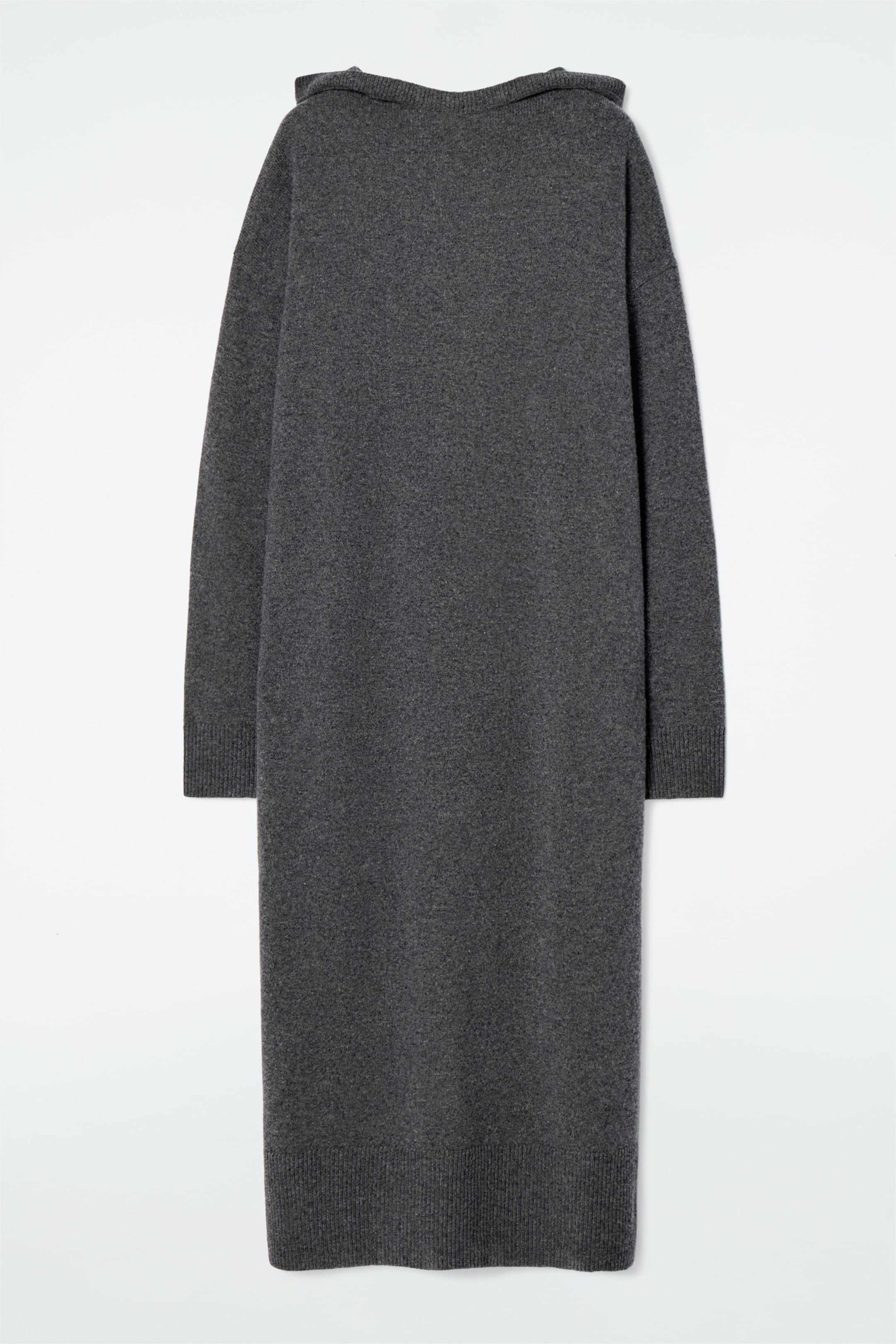 Grösseres Bild ansehen: MAXIKLEID AUS MERINOWOLLE MIT KAPUZE - Dunkelgrau - DAMEN | H&M CH 6