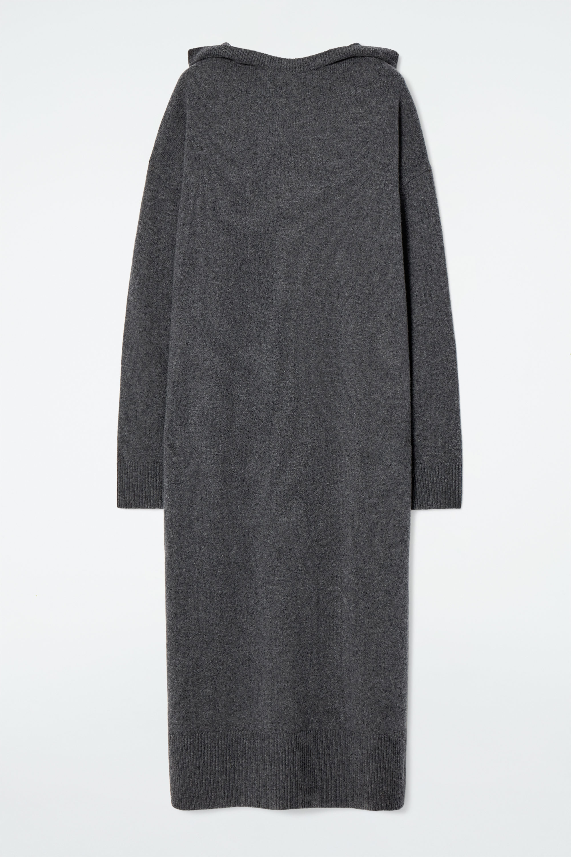 【Rest&Recreation】25SS/韓国人気 ★ HOOD MAXI DRESS ★ Echo Hooded Slit Maxi Dress - Black | Parallel