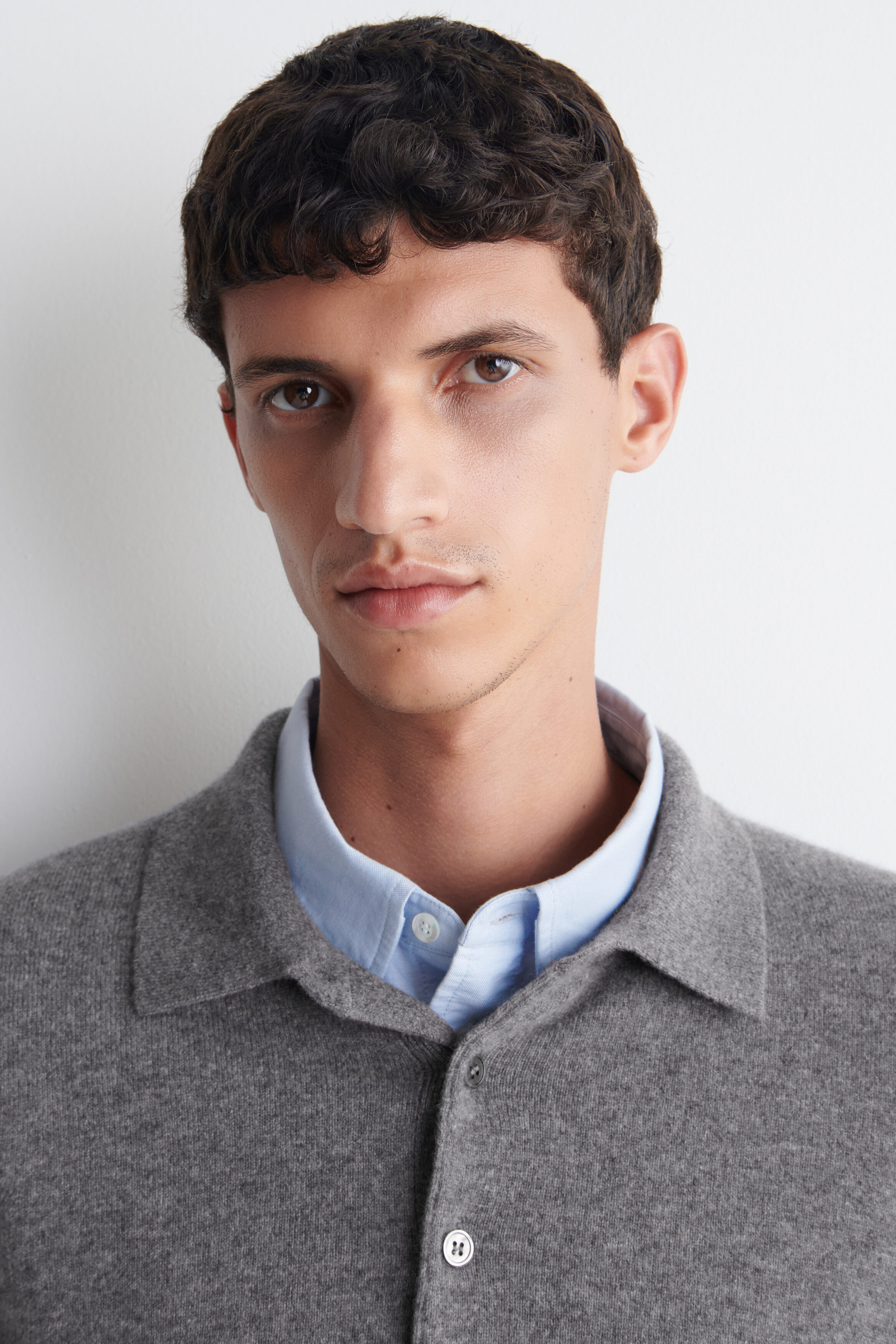 CASHMERE POLO SWEATER - thumbnail 3