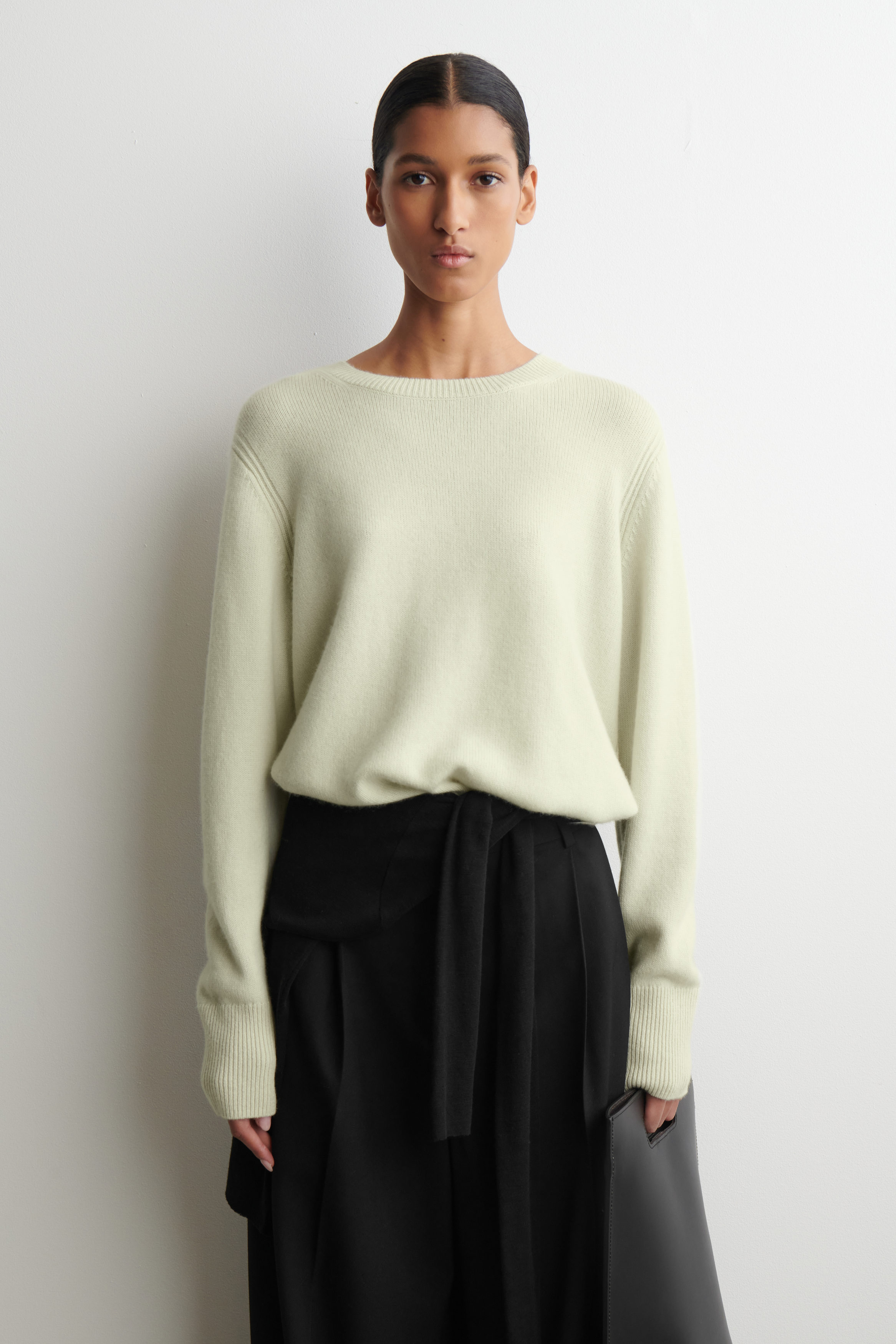CASHMERE JUMPER - PALE GREEN | COS