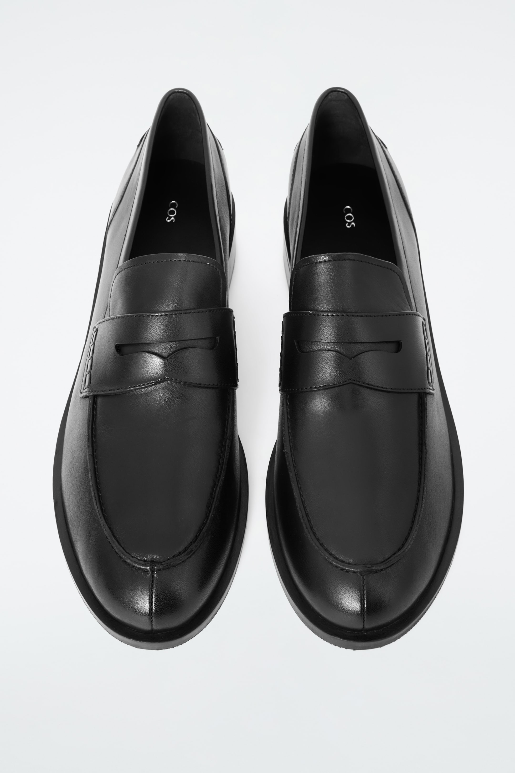 Grösseres Bild ansehen: PENNY LOAFERS AUS LEDER MIT BIESEN - SCHWARZ - DAMEN | H&M CH 2