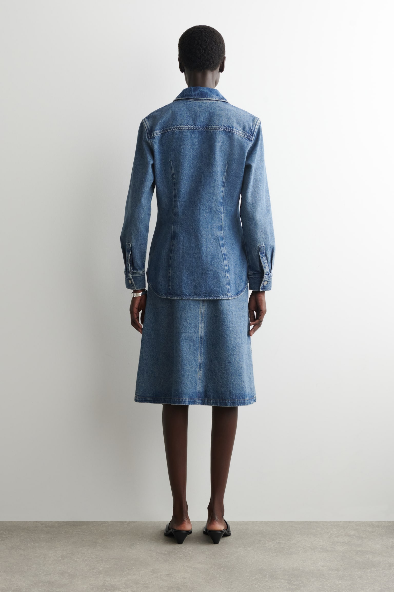 חולצת ג'ינס - כחול/אינדיגו - 7