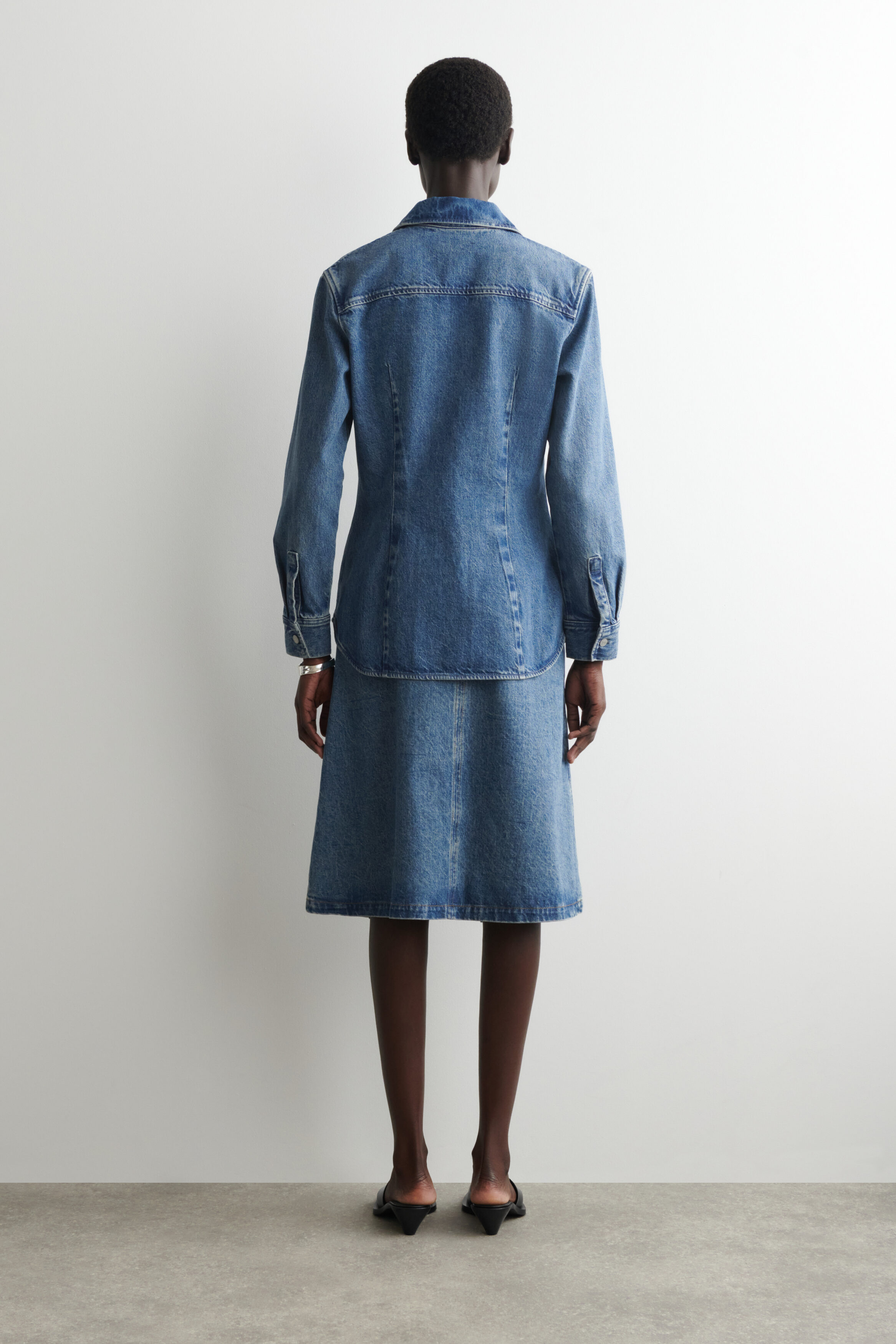 DENIM SHIRT - BLUE | COS US