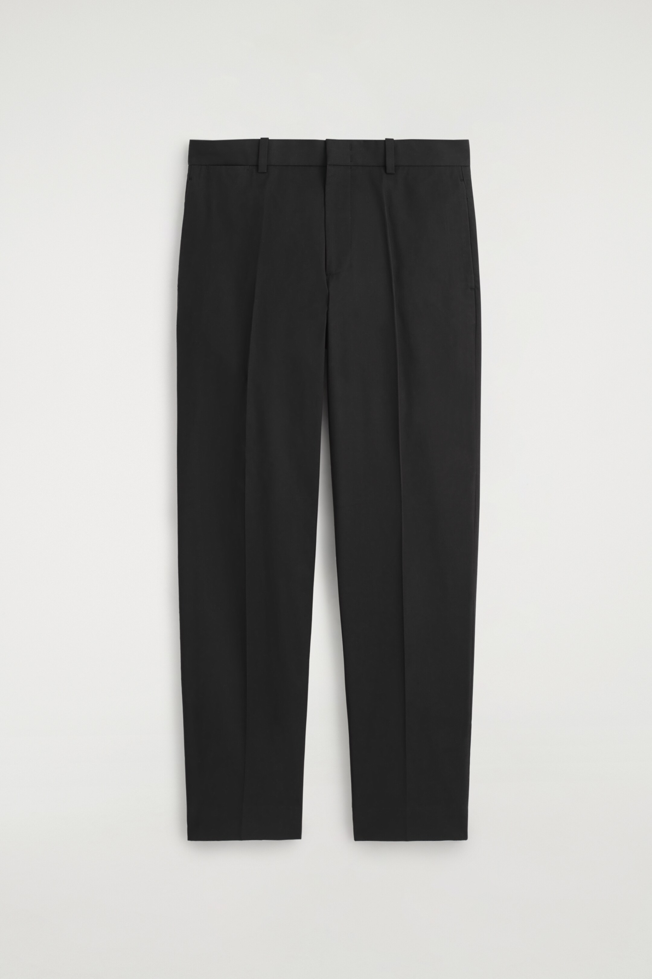 View larger image: COTTON STRAIGHT-LEG CHINOS - BLACK - Men | H&M GB 6