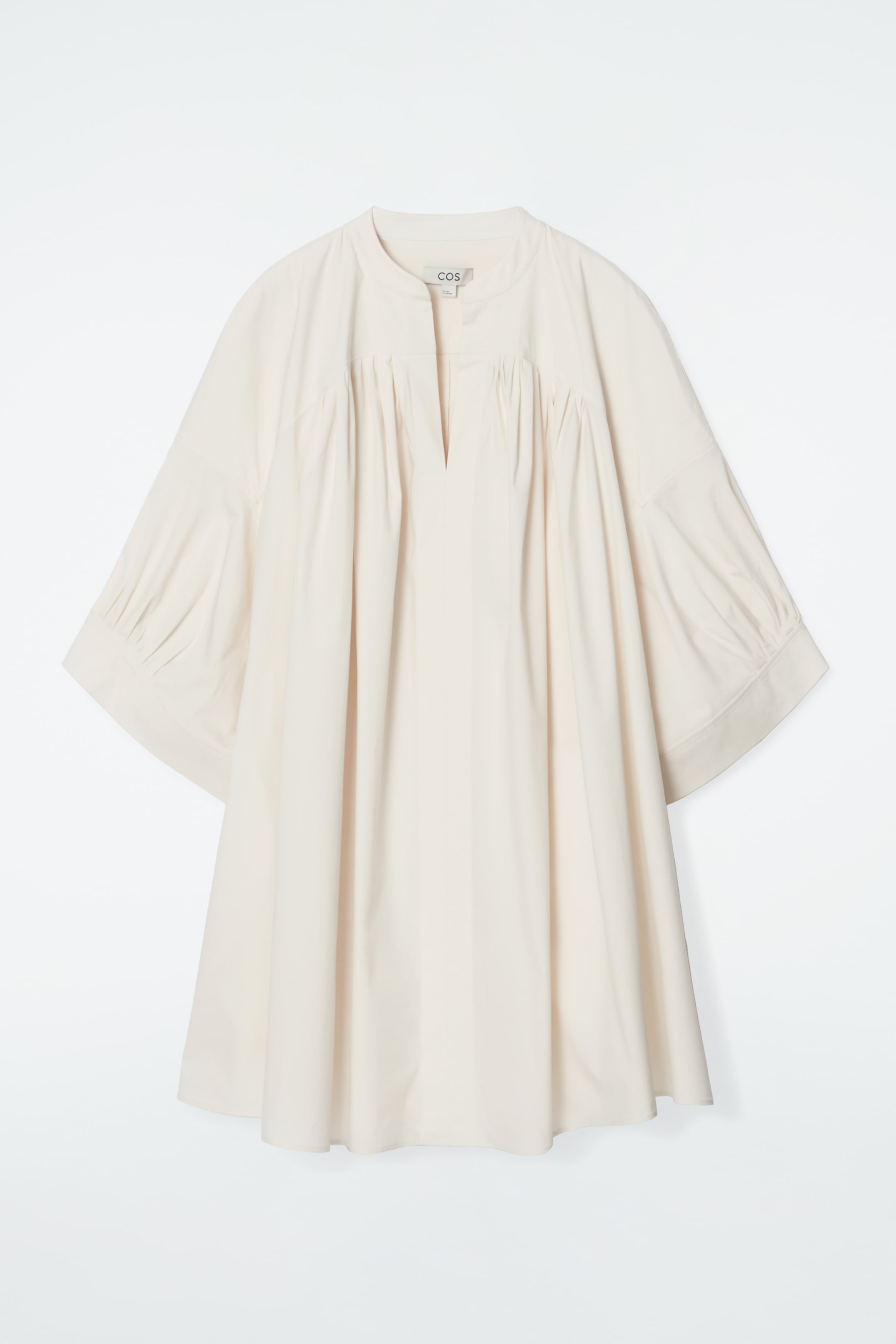 Grösseres Bild ansehen: TUNIKA-MINIKLEID MIT FALTEN - WEISS - DAMEN | H&M CH 1