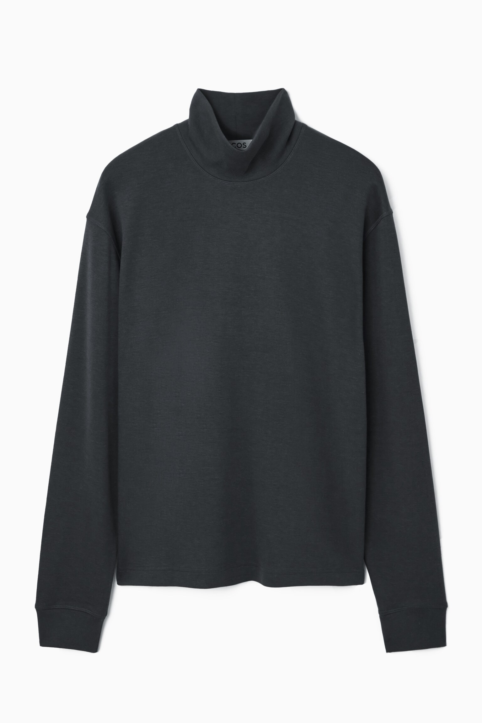 TURTLENECK SWEATSHIRT - WASHED BLACK