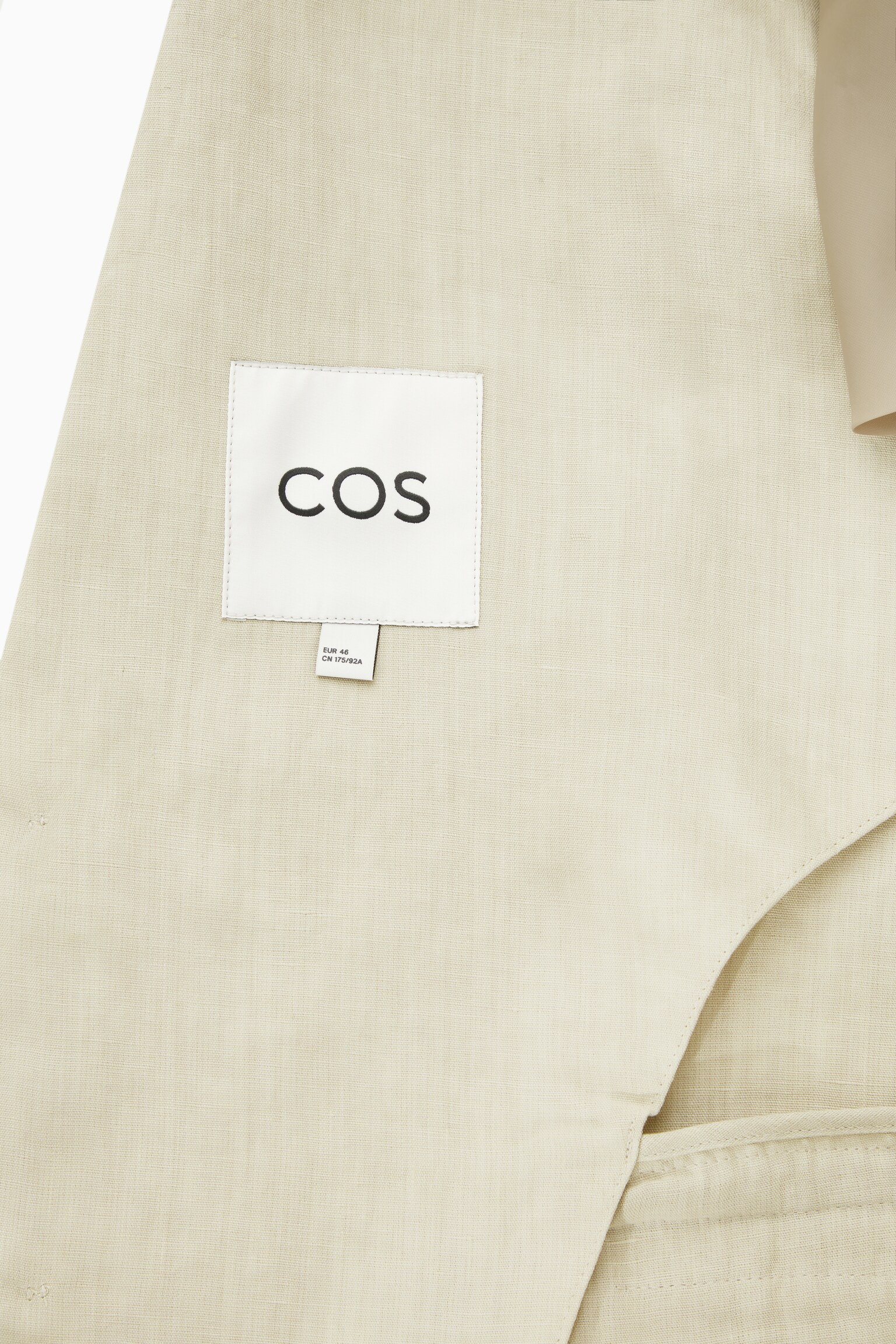 BLAZER REGULAR BOUTONNAGE SIMPLE LIN - BEIGE - 2