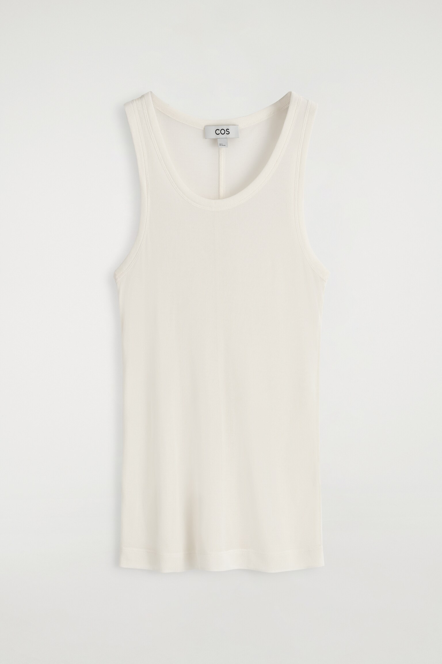 CAMISETA DE TIRANTES DE SEDA - BLANCO - 2