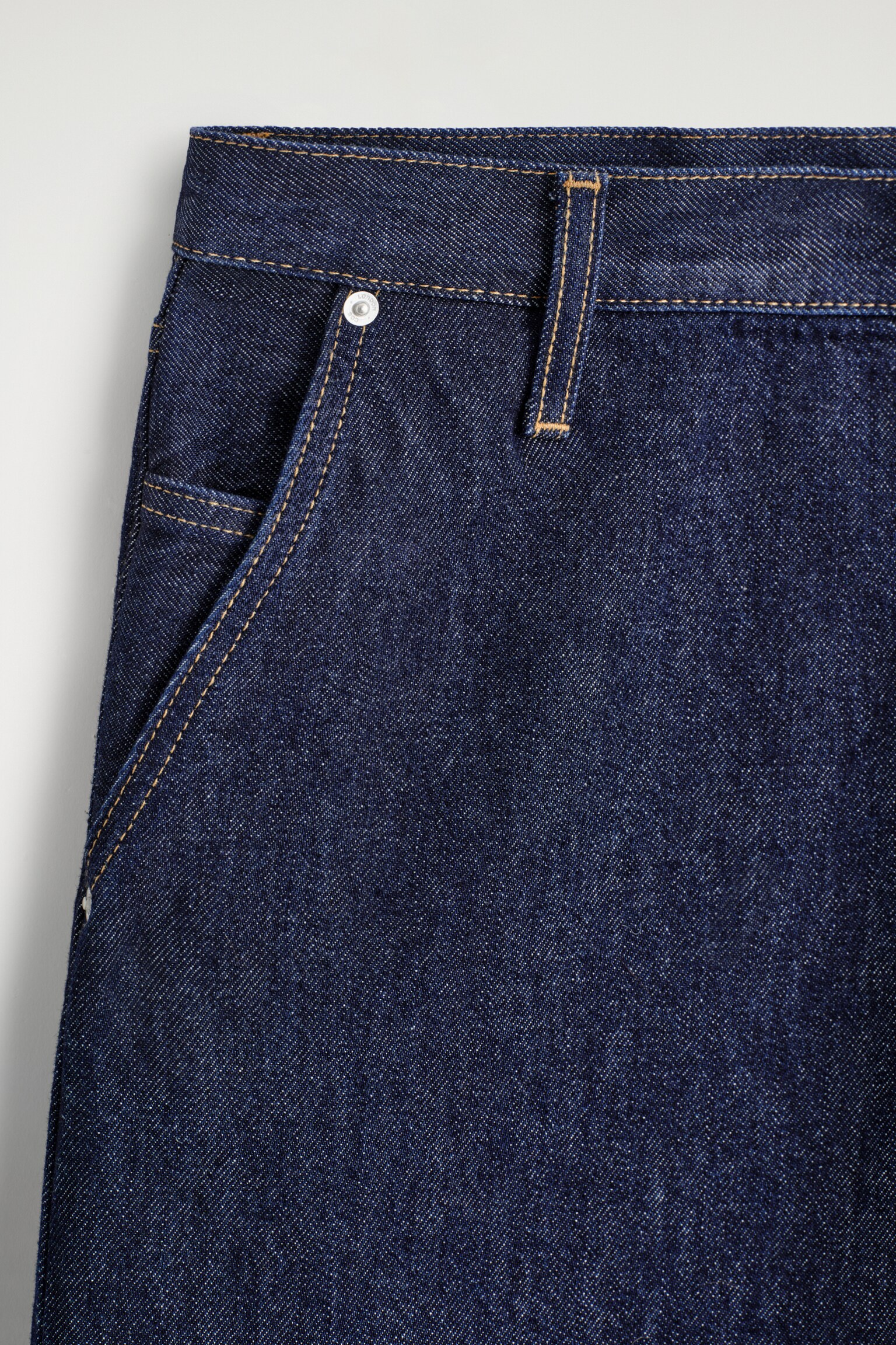 PANTALÓN VAQUERO ANCHO - AZUL OSCURO - 6
