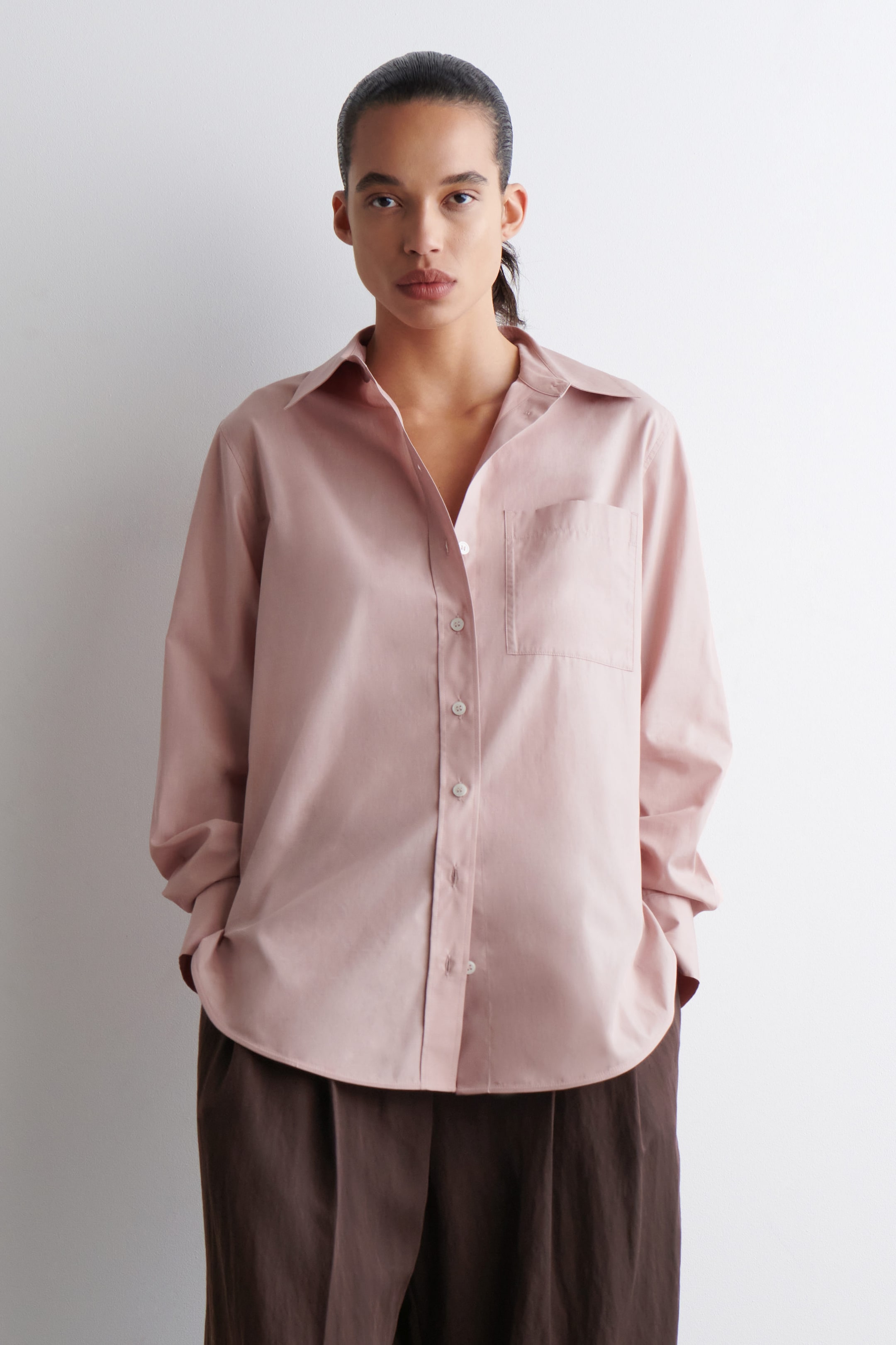TAILORED PIMA COTTON SHIRT