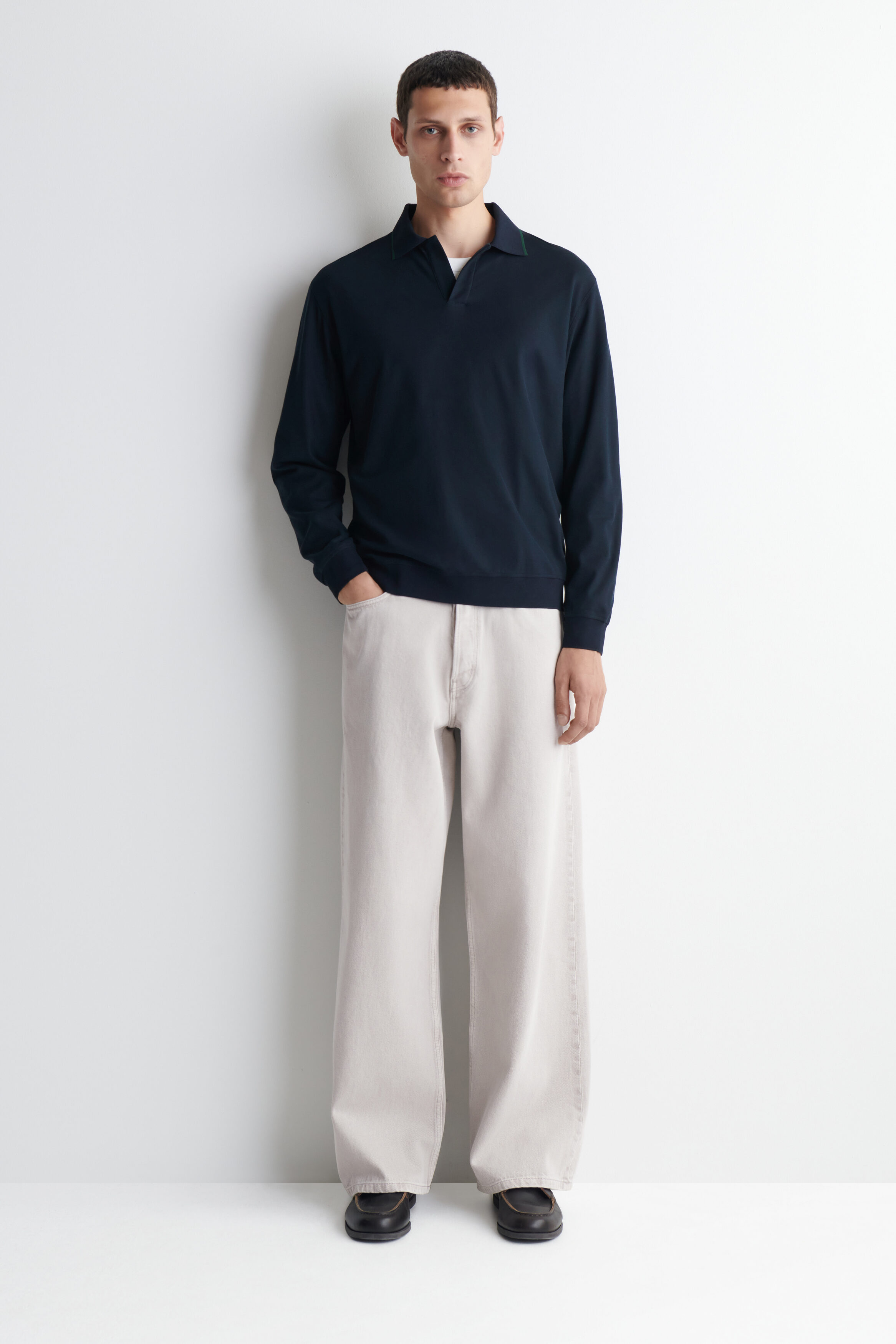 FOLD LOOSE-FIT WIDE-LEG JEANS - thumbnail 7