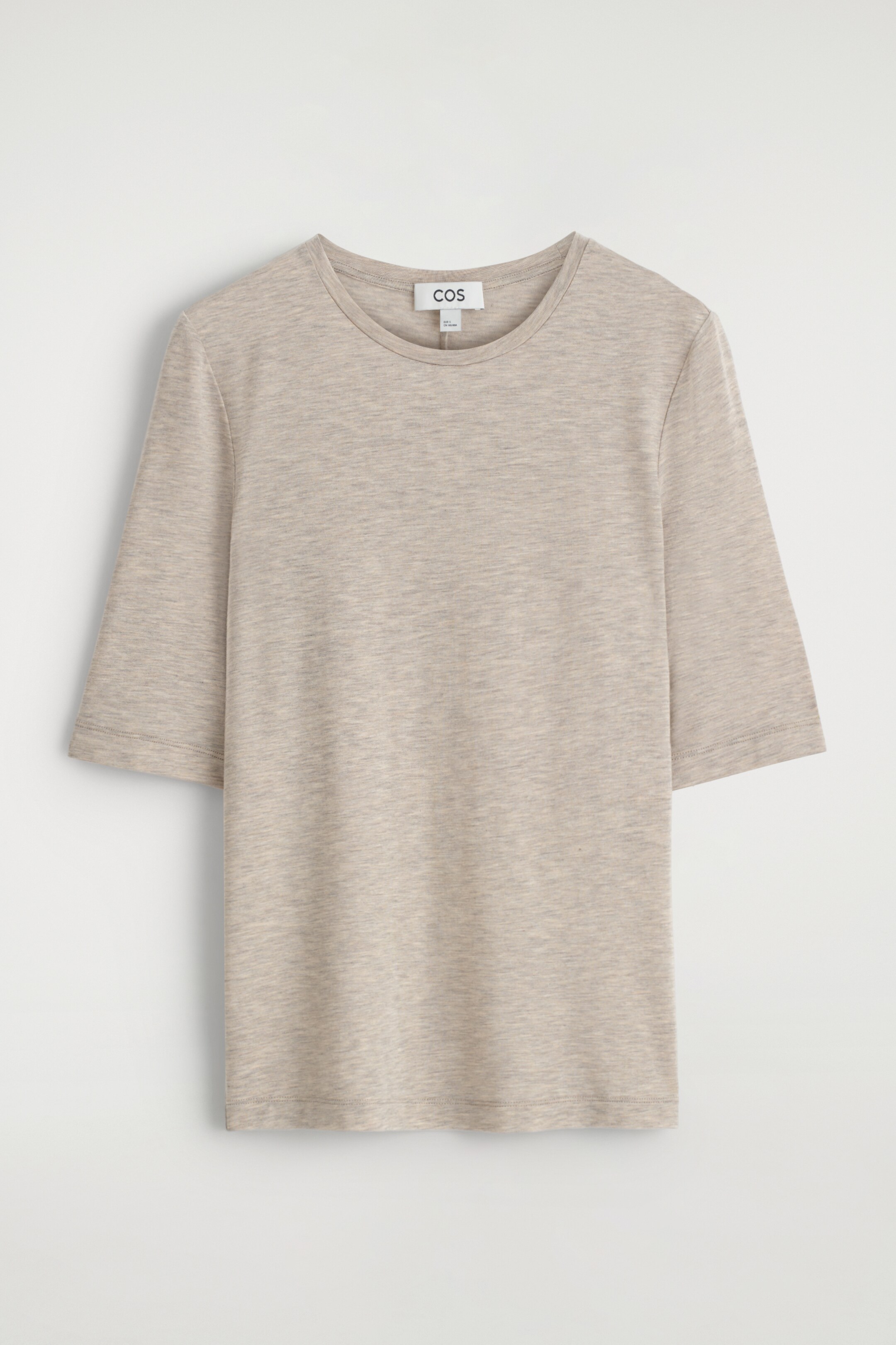 Vezi imaginea mai mare: TRICOU SUBȚIRE ȘI UȘOR - MELANJ BEJ DESCHIS - FEMEI | H&M RO 6