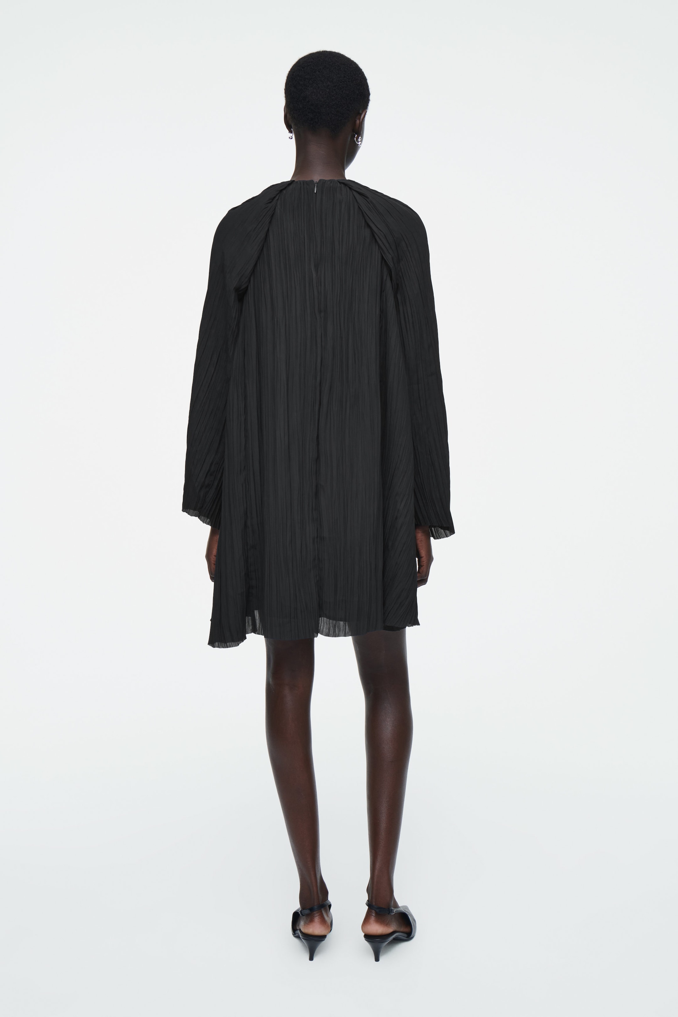PLISSÉ MINI DRESS