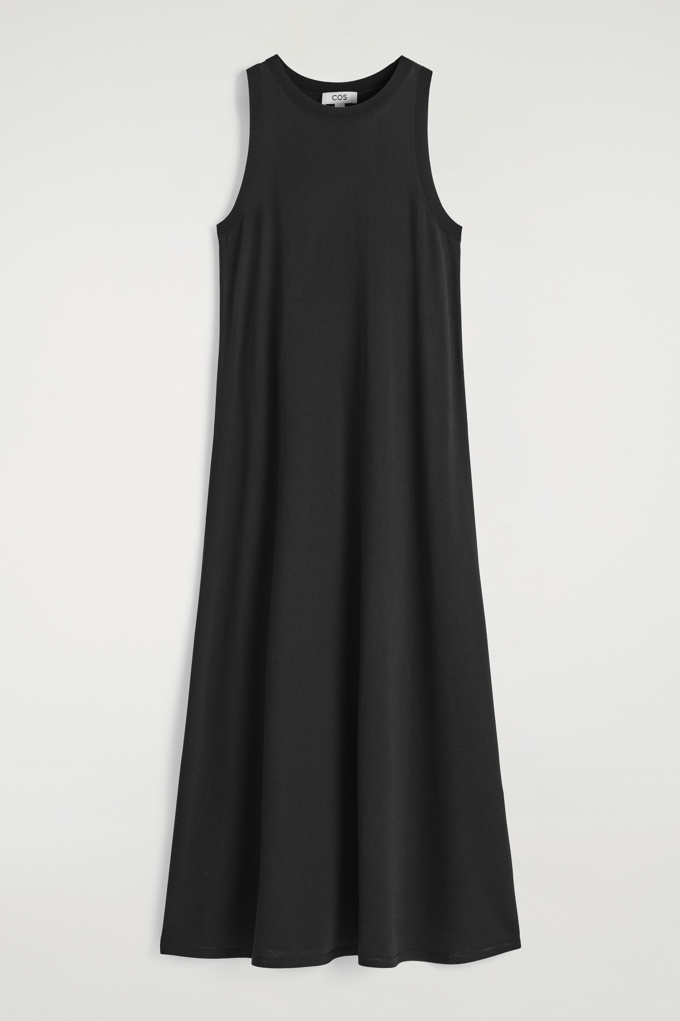 BOILED-WOOL MIDI DRESS - BLACK | COS