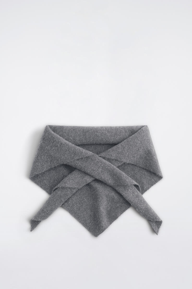 Pure Cashmere Triangle Scarf