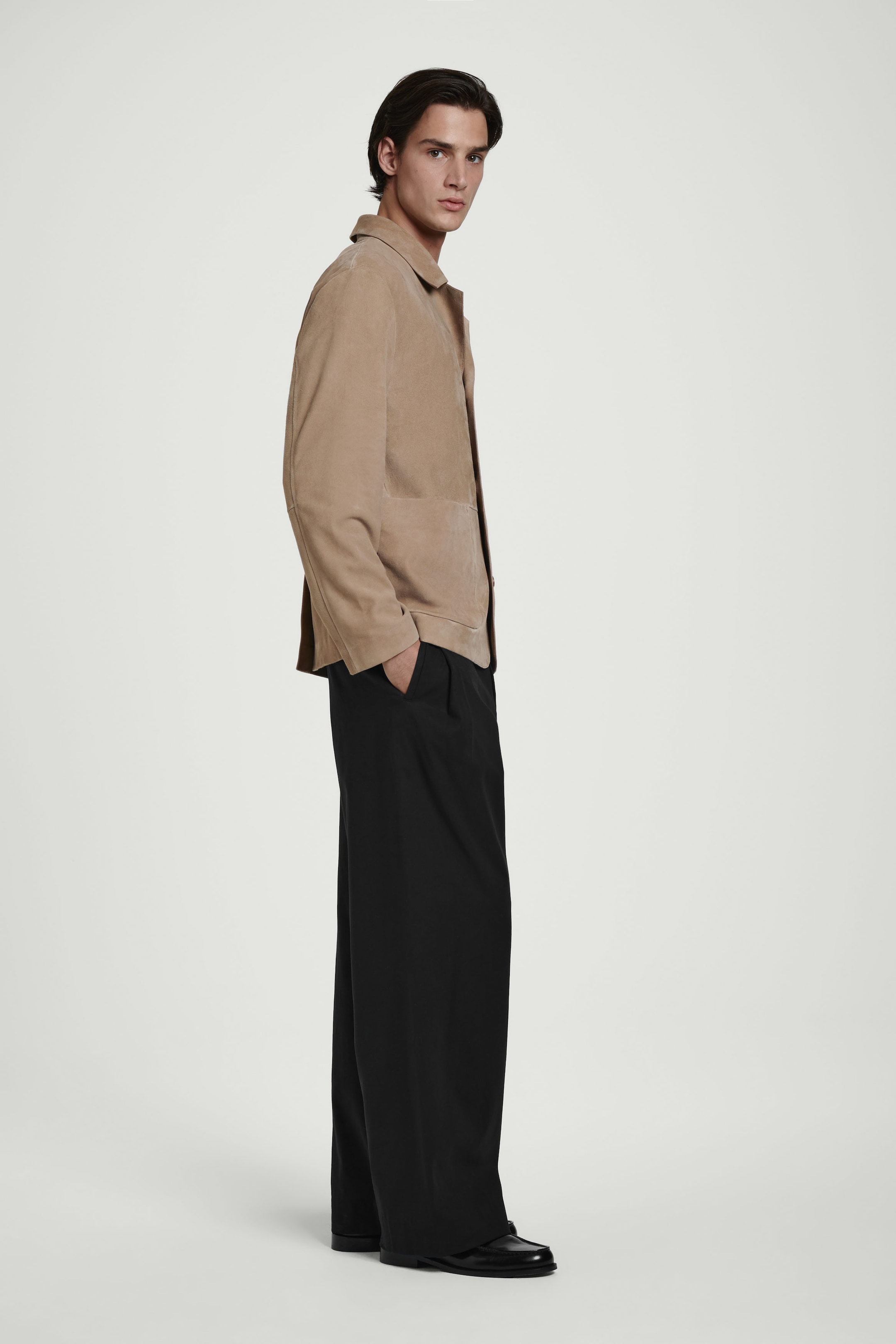 RELAXED SUEDE JACKET