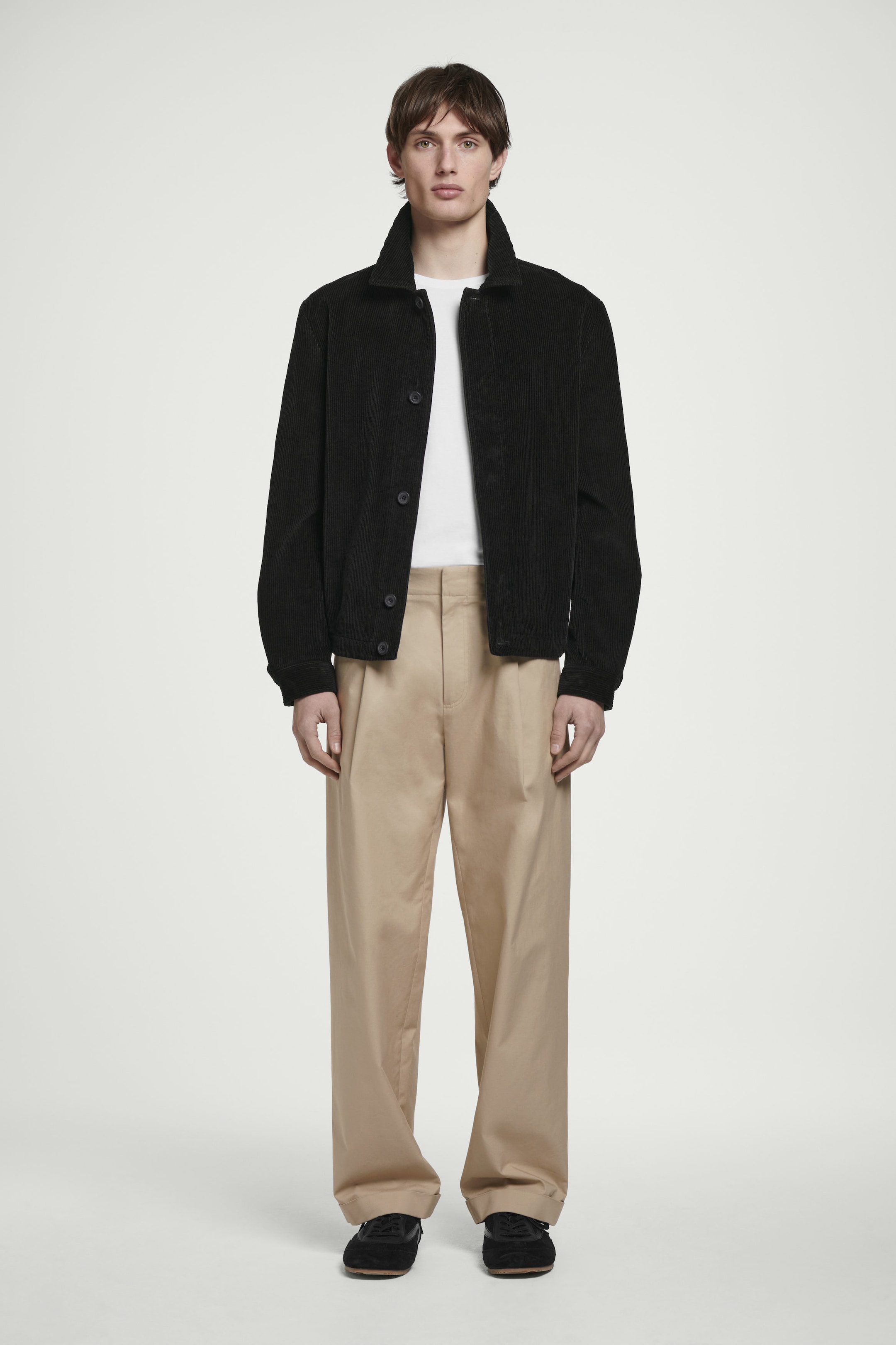 RELAXED COTTON CORDUROY OVERSHIRT