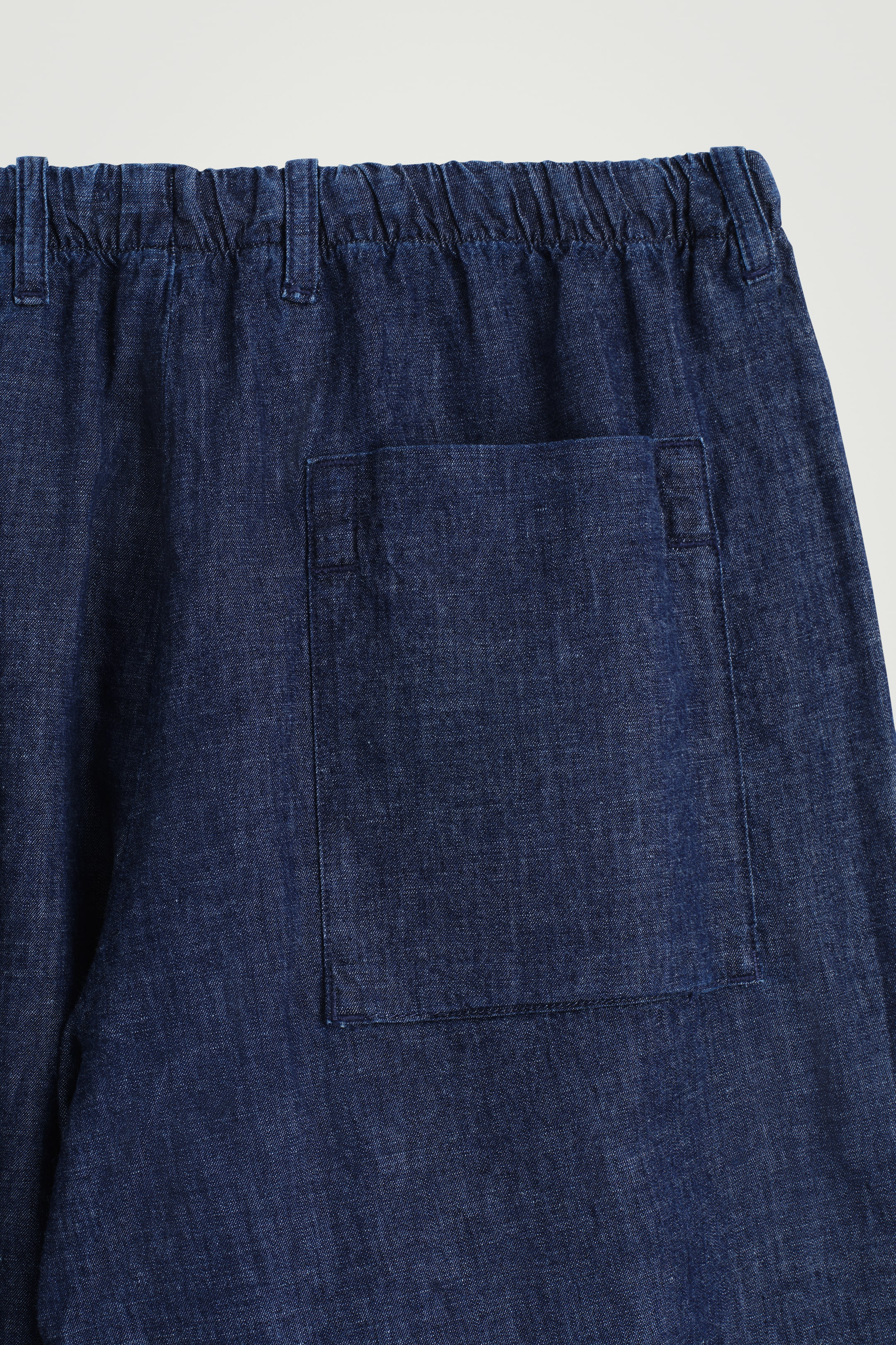 Ver imagem maior: CALÇÕES DE DENIM COM CORDÃO - azul acinzentado - HOMEM | H&M PT 7