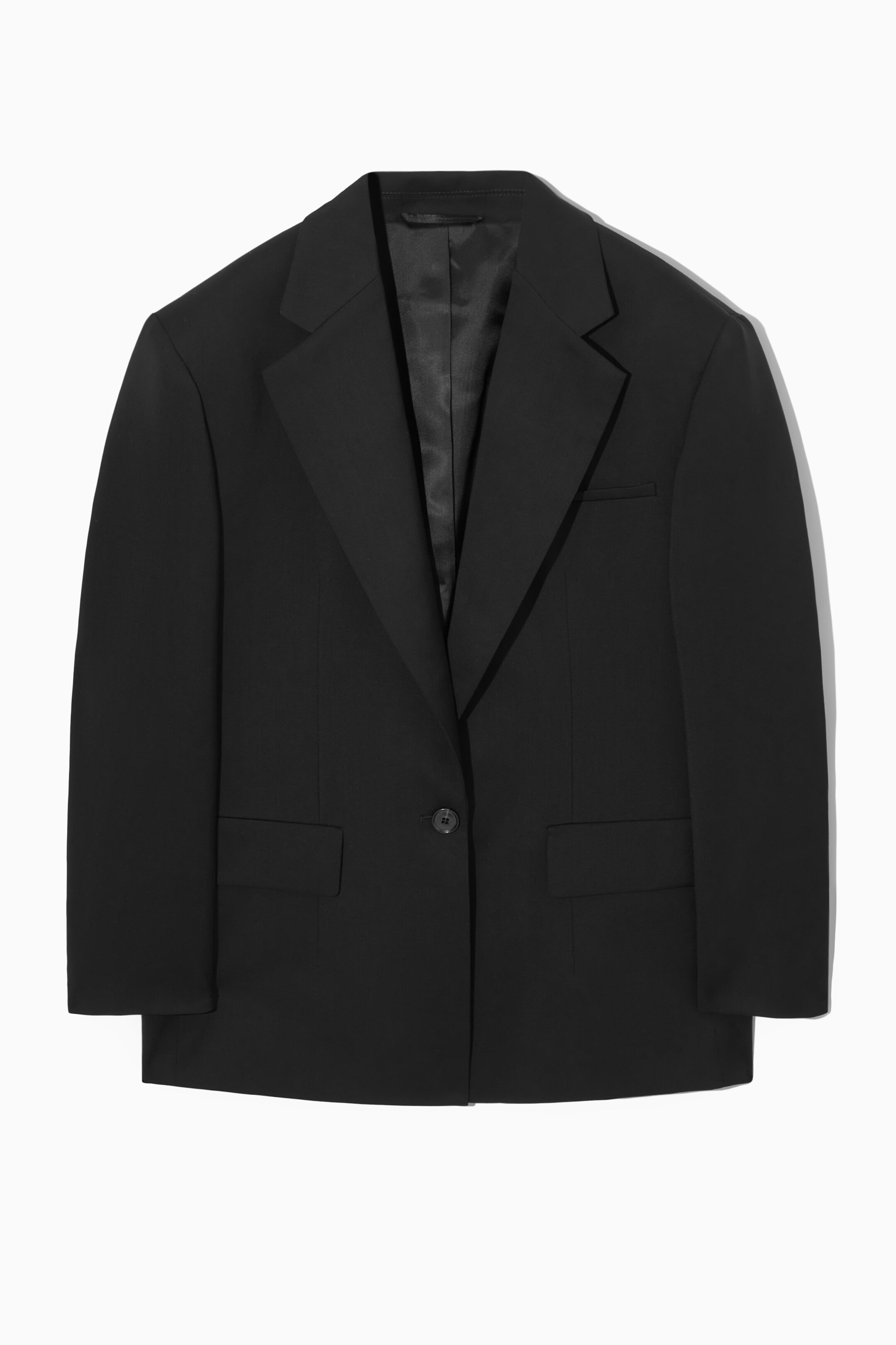 Grösseres Bild ansehen: EINREIHIGER OVERSIZED-BLAZER - SCHWARZ - DAMEN | H&M CH 1