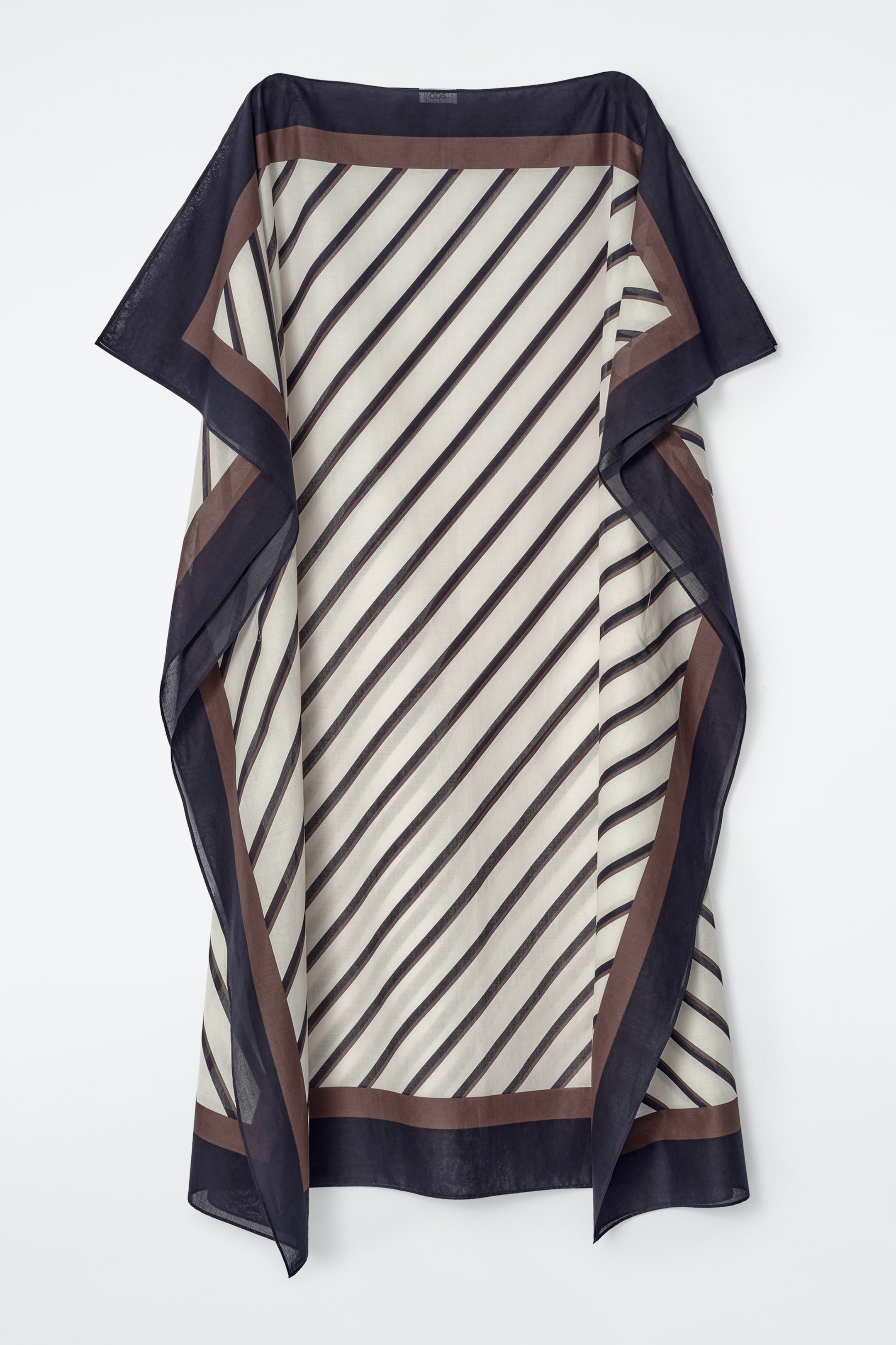 Größeres Bild ansehen: DRAPIERTER KAFTAN AUS BAUMWOLLE - ELFENBEIN/NAVYBLAU/GESTREIFT - Ladies | H&M DE 5