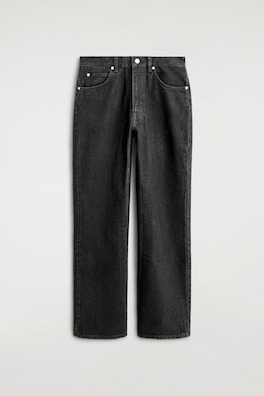 VALLEY CROPPED BOOTCUT JEANS — BLACK 7