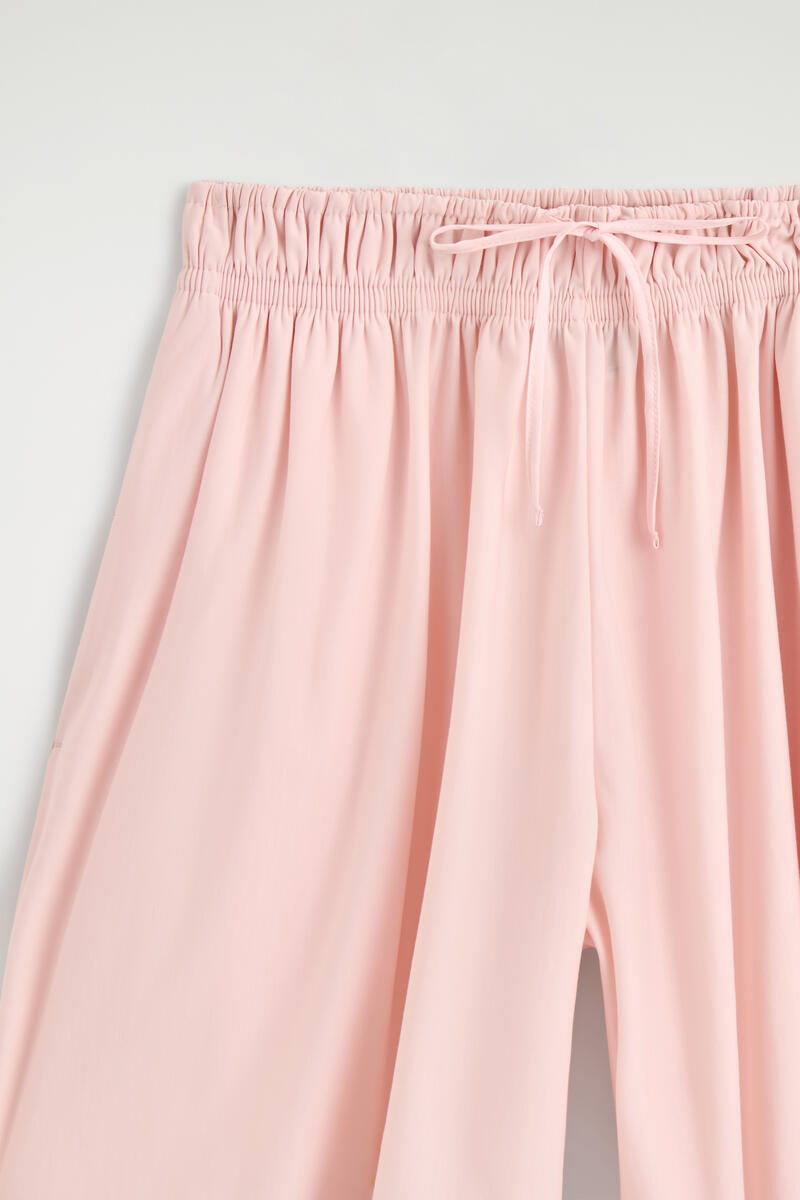 Ruched-Waist Shorts