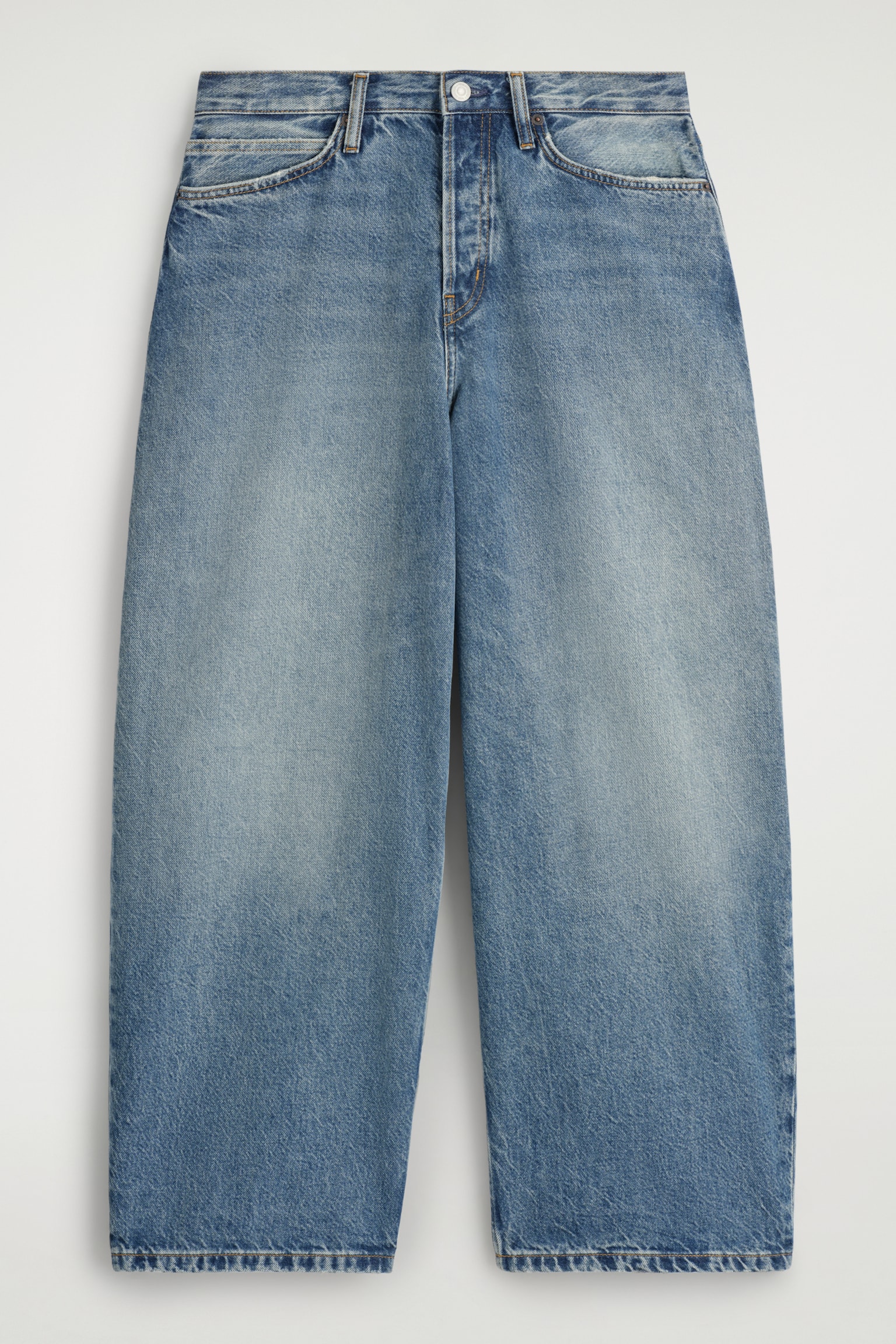 CASK JEANS MIT BARREL-BEIN - BLAUE WASCHUNG - 2