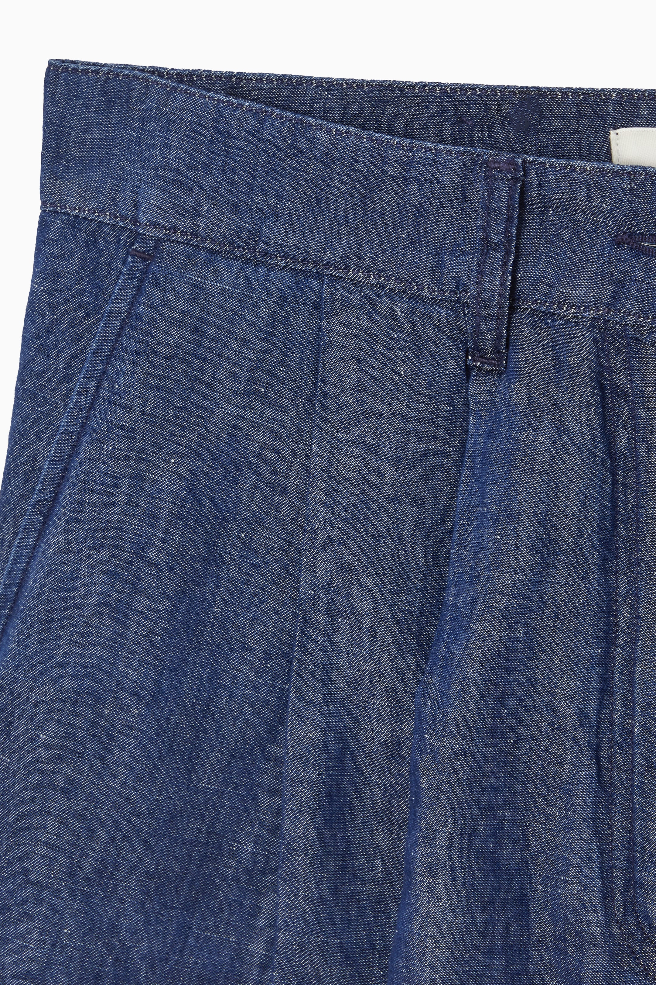 View larger image: WIDE-LEG TAILORED DENIM TROUSERS - BLUE - Ladies | H&M GB 2