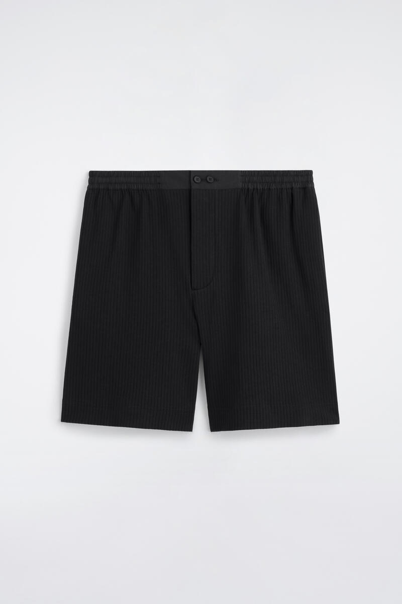Ribbed Cotton-Jersey Shorts