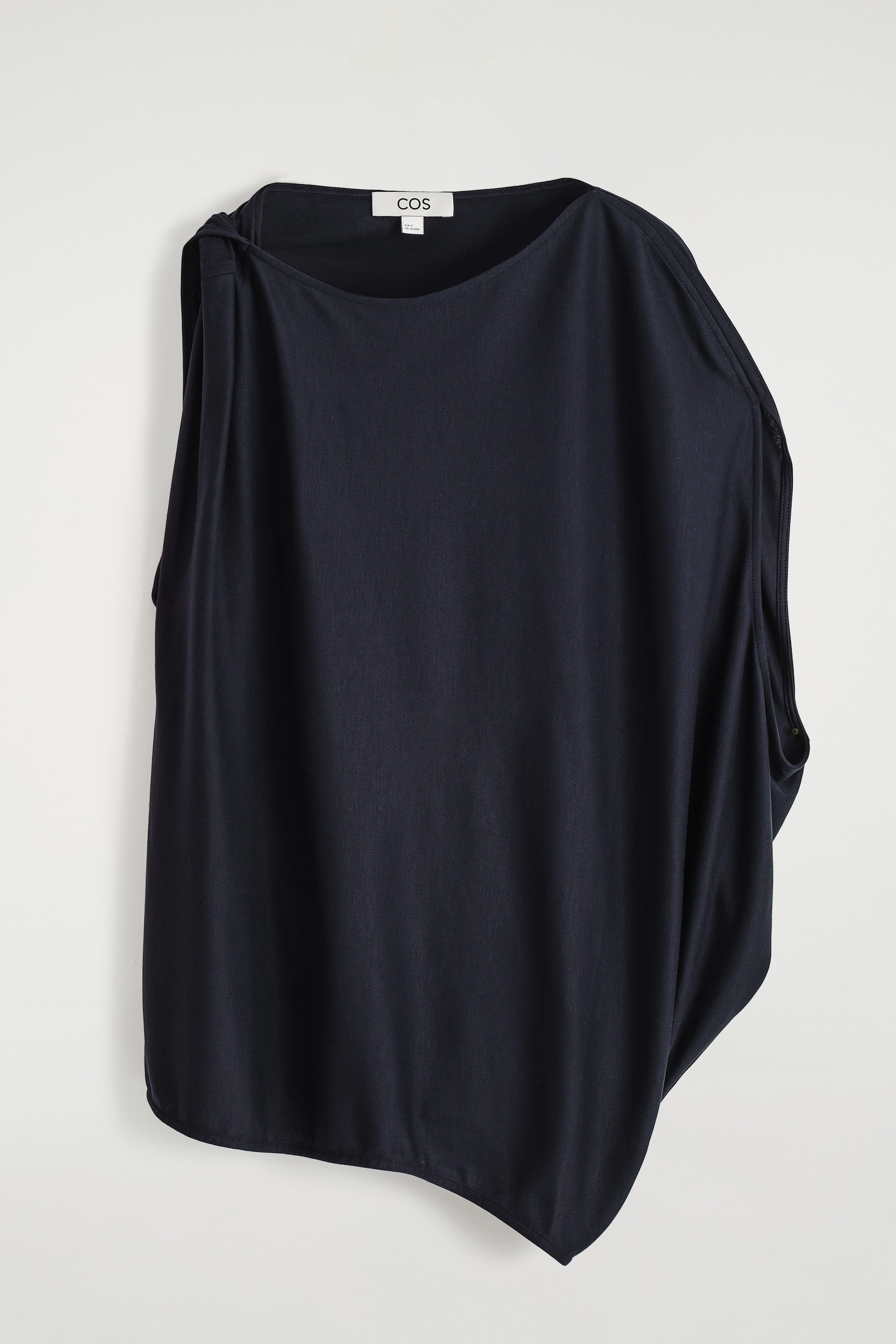 DRAPED JERSEY TOP