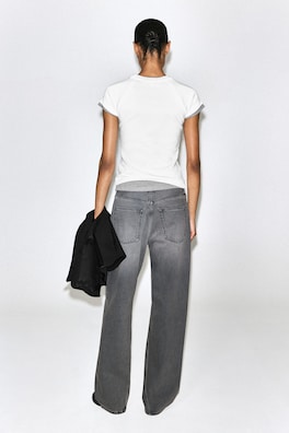 FACADE STRAIGHT-LEG JEANS — FADED BLACK 4