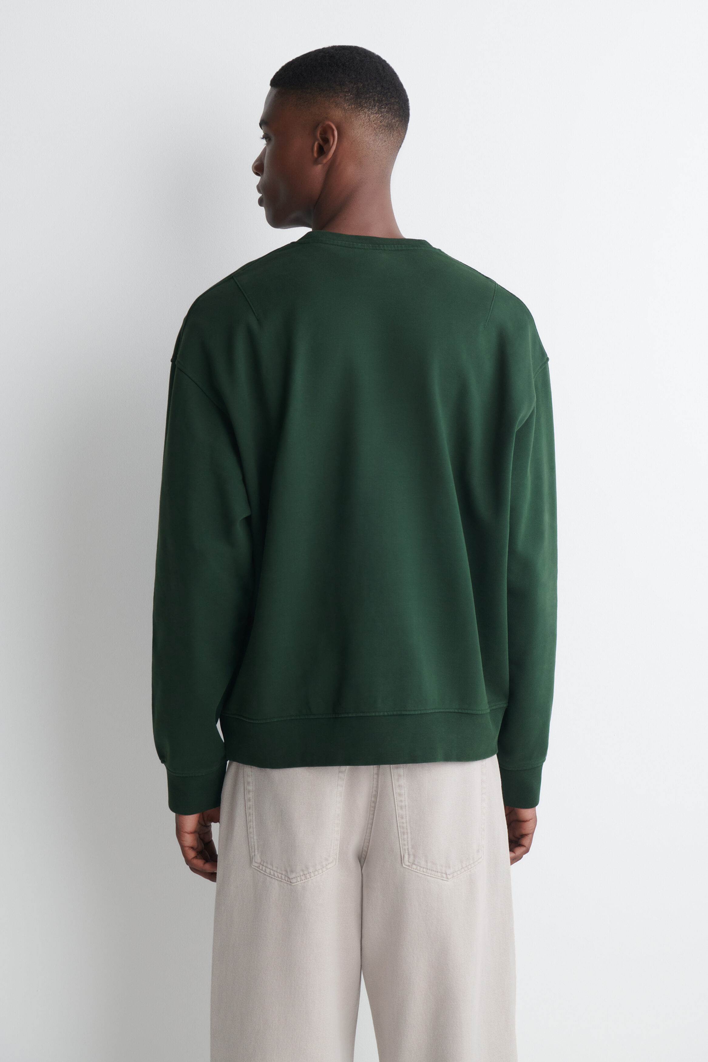 WASHED-COTTON SWEATSHIRT - thumbnail 4