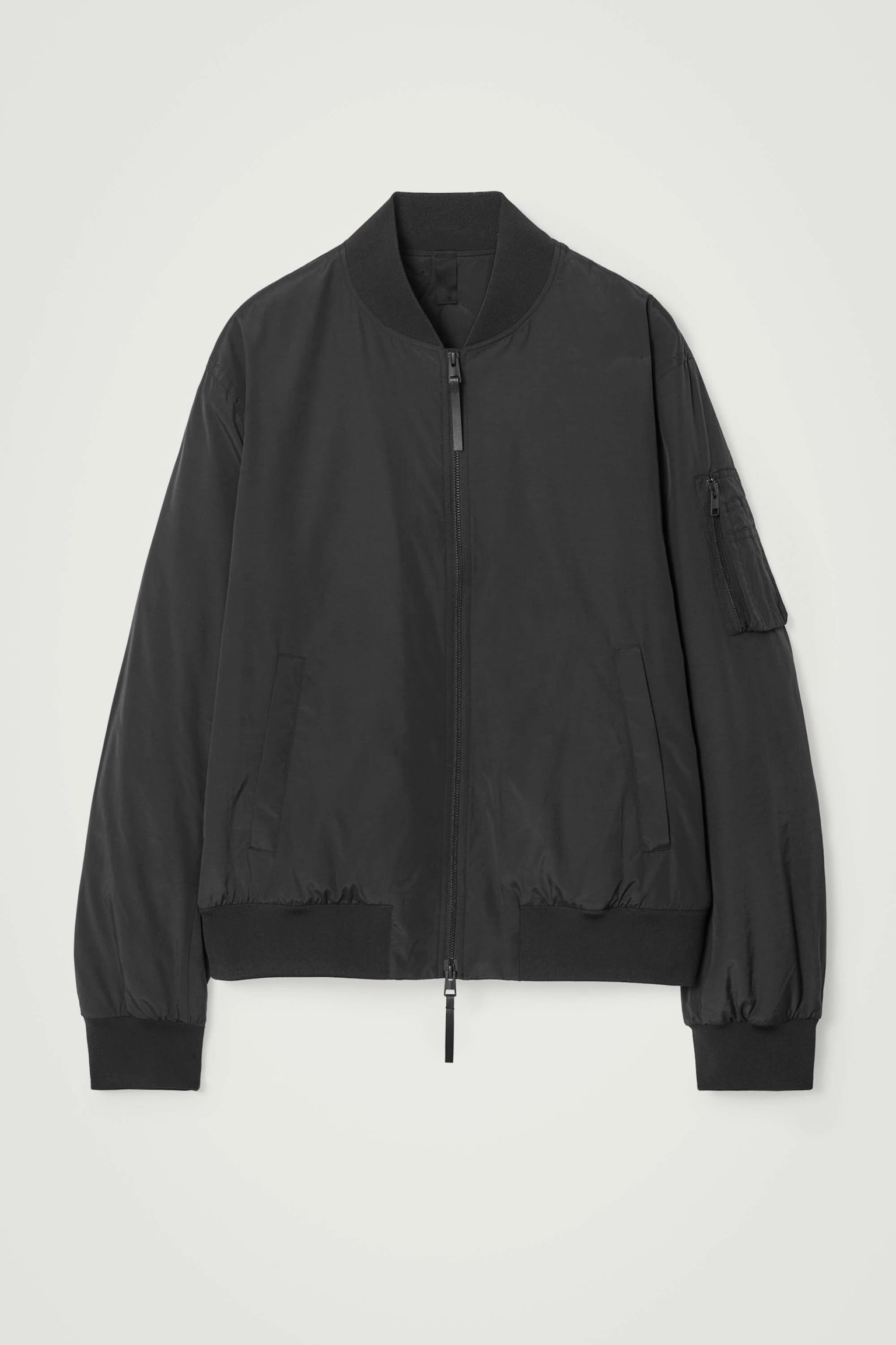 WATTIERTE BOMBERJACKE - SCHWARZ