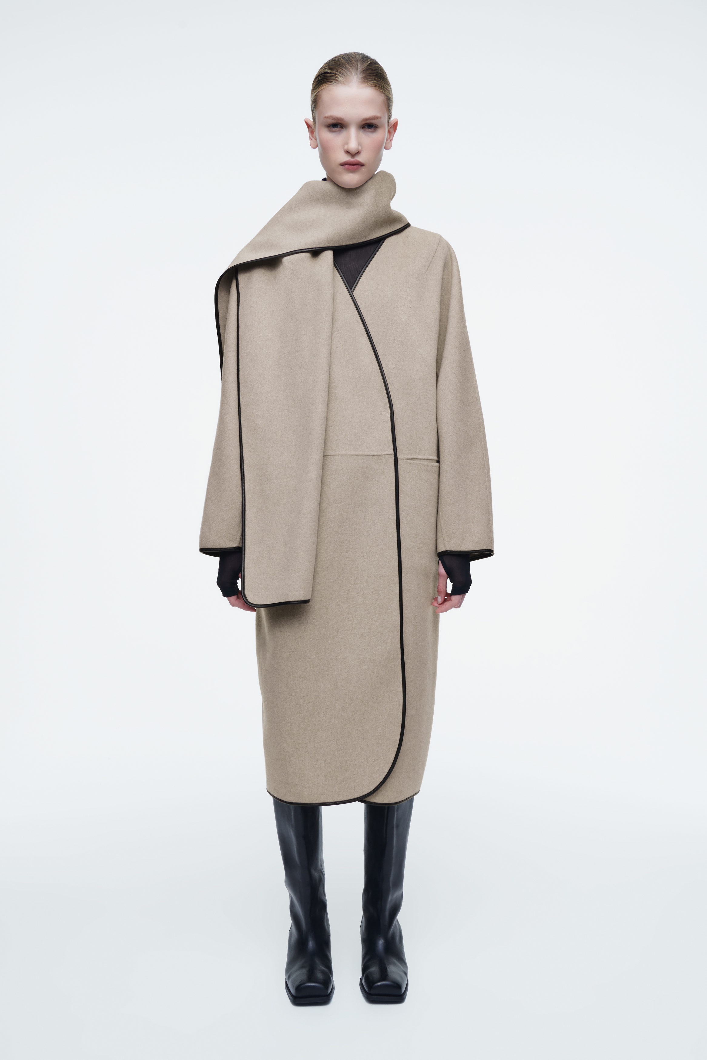 eaphi エフィ SOFT WOOL TAILOR COAT beige