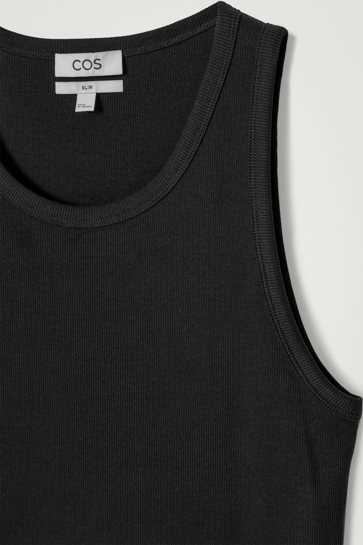 CAMISETA SIN MANGAS CANALÉ ALGODÓN SLIM FIT - NEGRO/BLANCO/GRIS JASPEADO/AZUL MARINO - 3