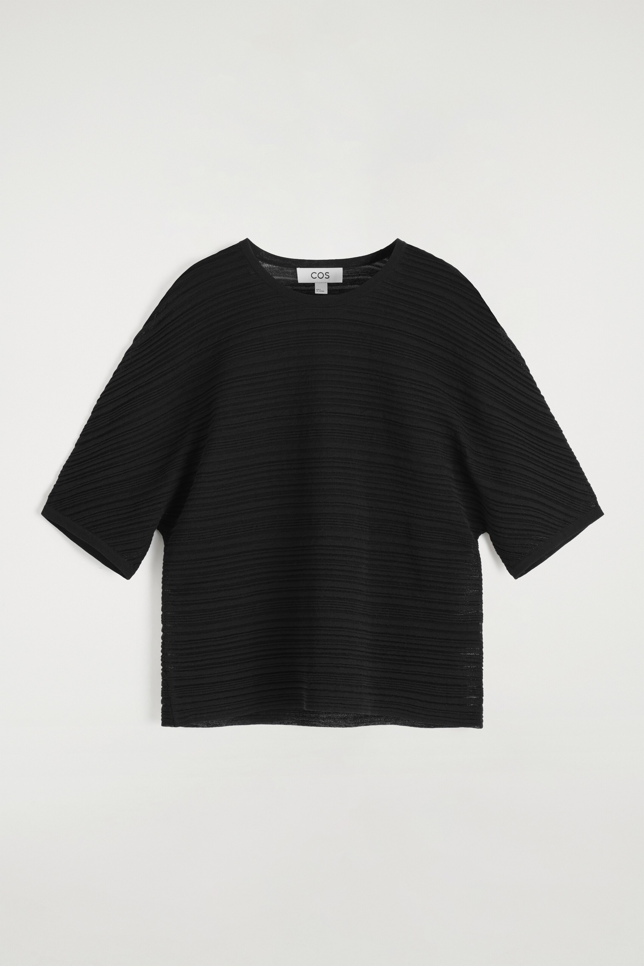 Zobrazit větší obrázek: PLISOVANÉ PLETENÉ TRIČKO - ČERNÁ - ŽENY | H&M CZ 5
