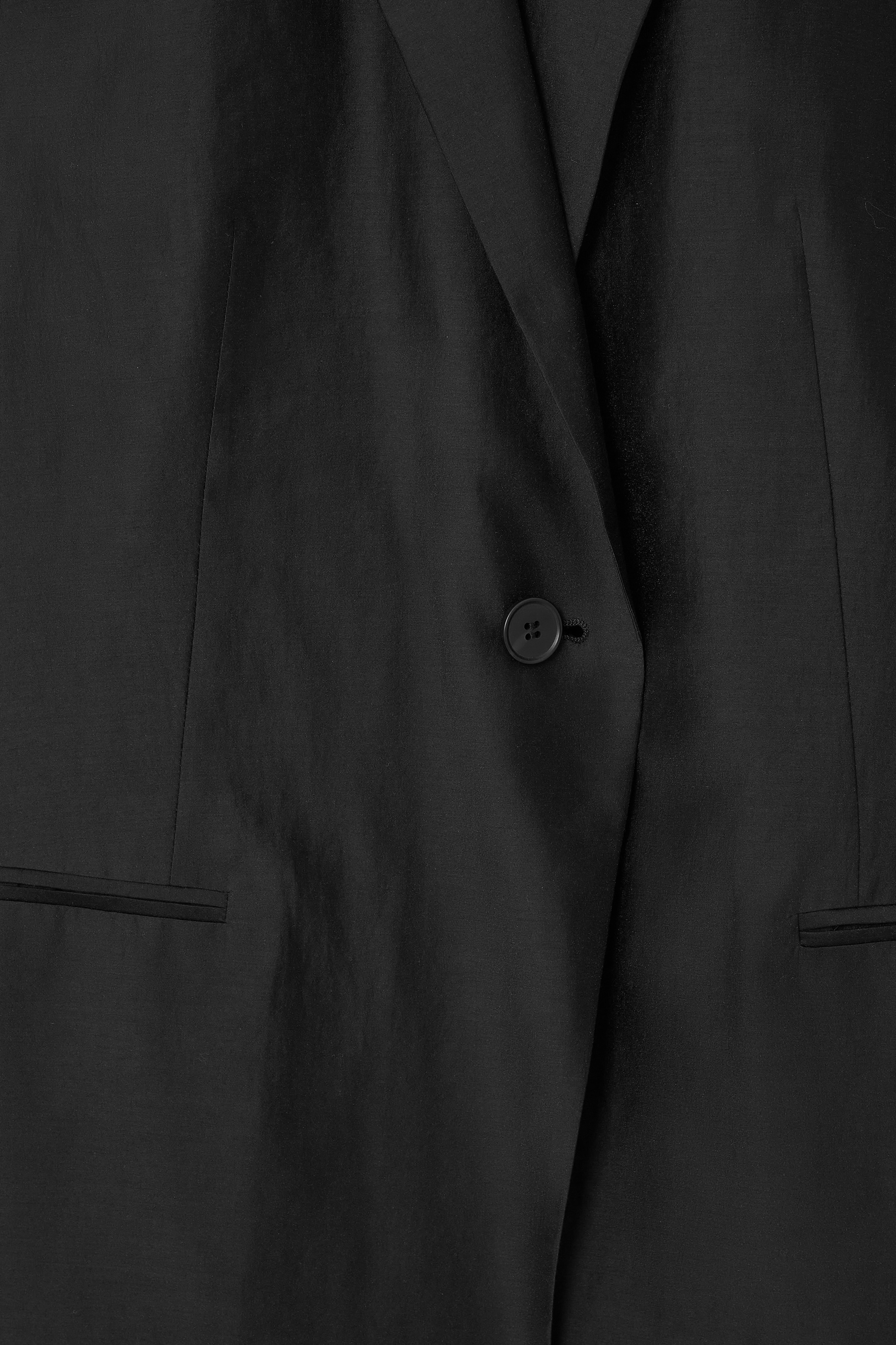 Grotere afbeelding bekijken: REGULAR DRAPED OPEN-BACK BLAZER - BLACK - DAMES | H&M NL 2