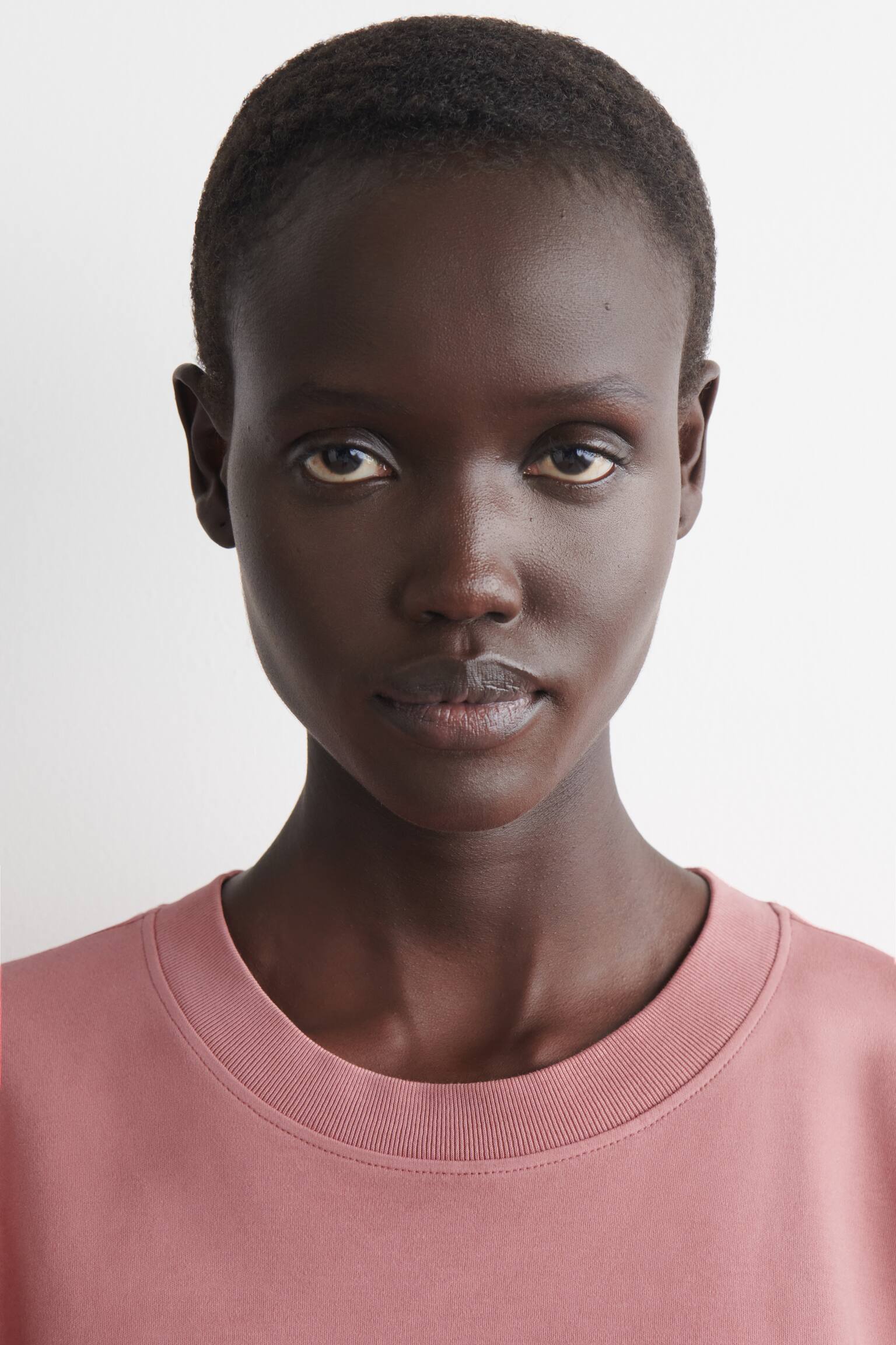 OVERSIZED T-SHIRT - ROSA/MØRKEBRUN/HVID/SORT - 3