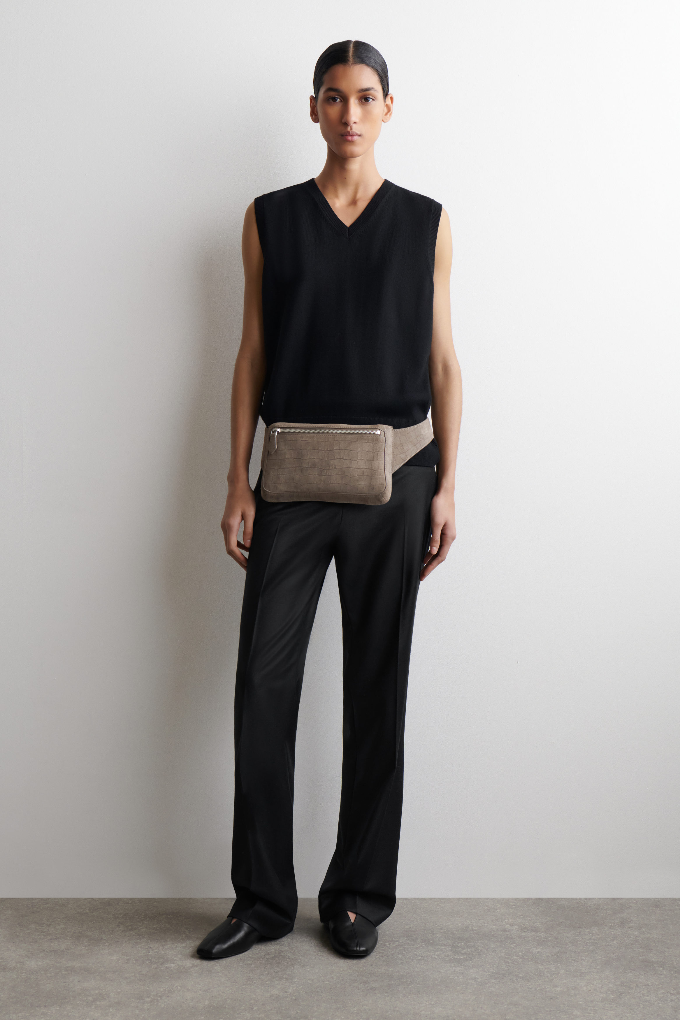 Cos Leather Belt Bag BRUNSWICK BELT BAG LEATHER BLACK COS US