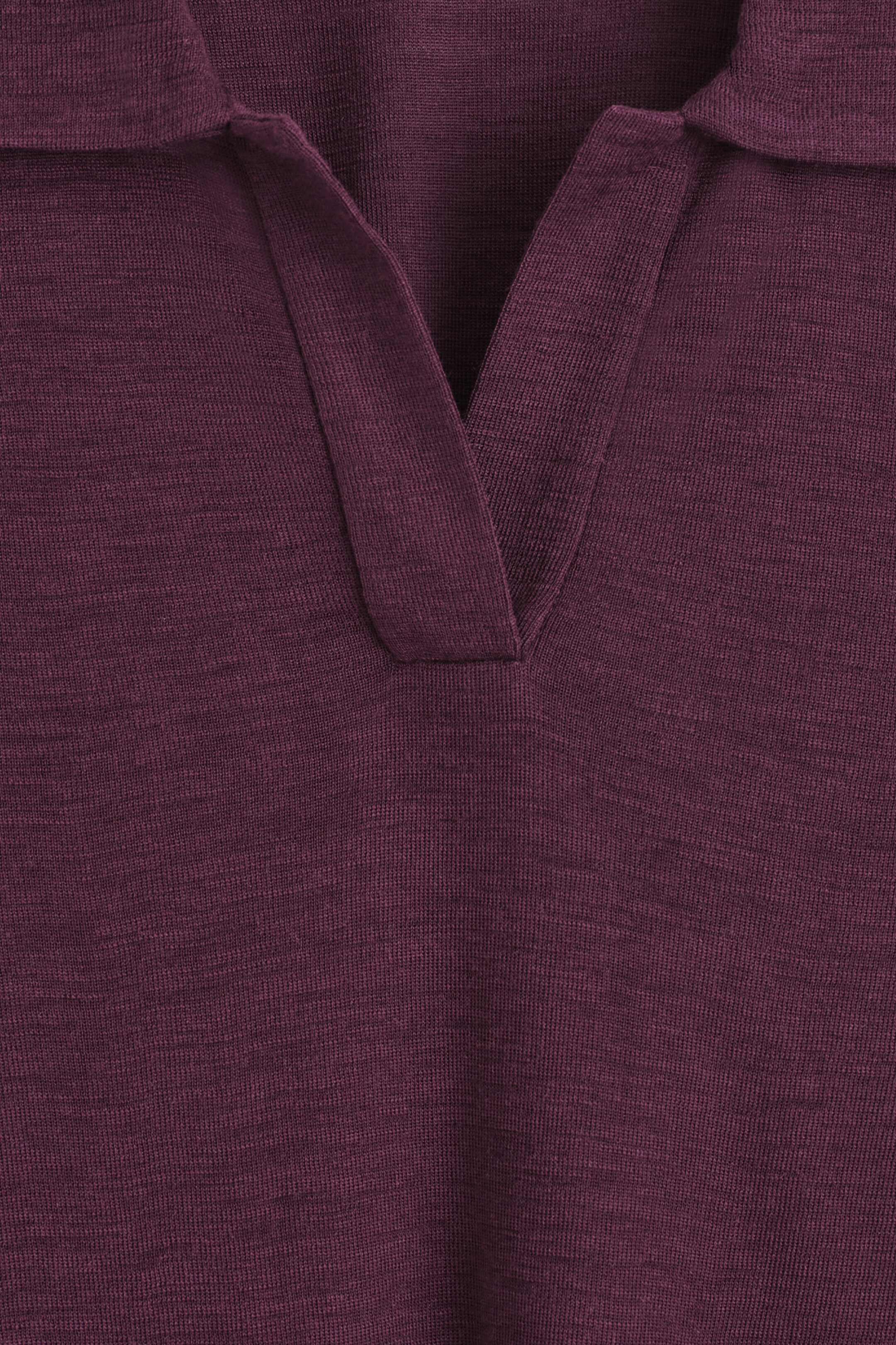 Visualizza immagine più grande: POLO IN LANA MERINO - BORDEAUX MÉLANGE - DONNA | H&M IT 7