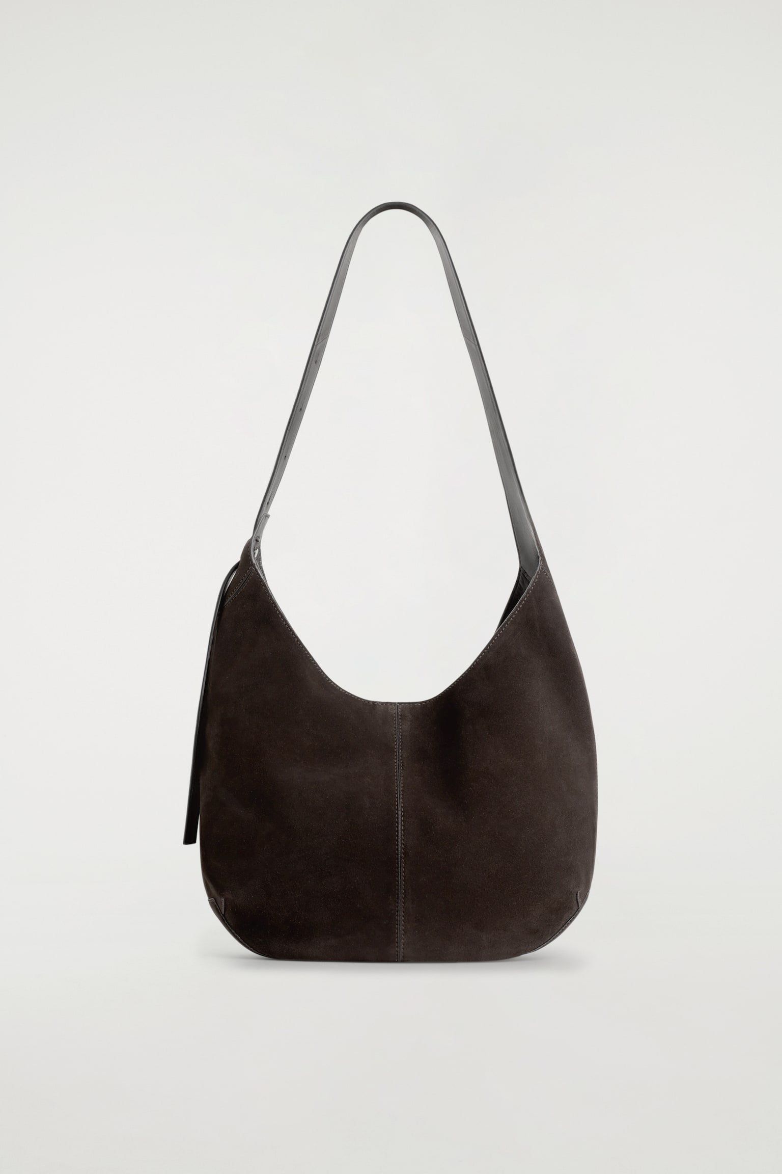KNOLL SHOULDER BAG - SUEDE - EBONY - 2