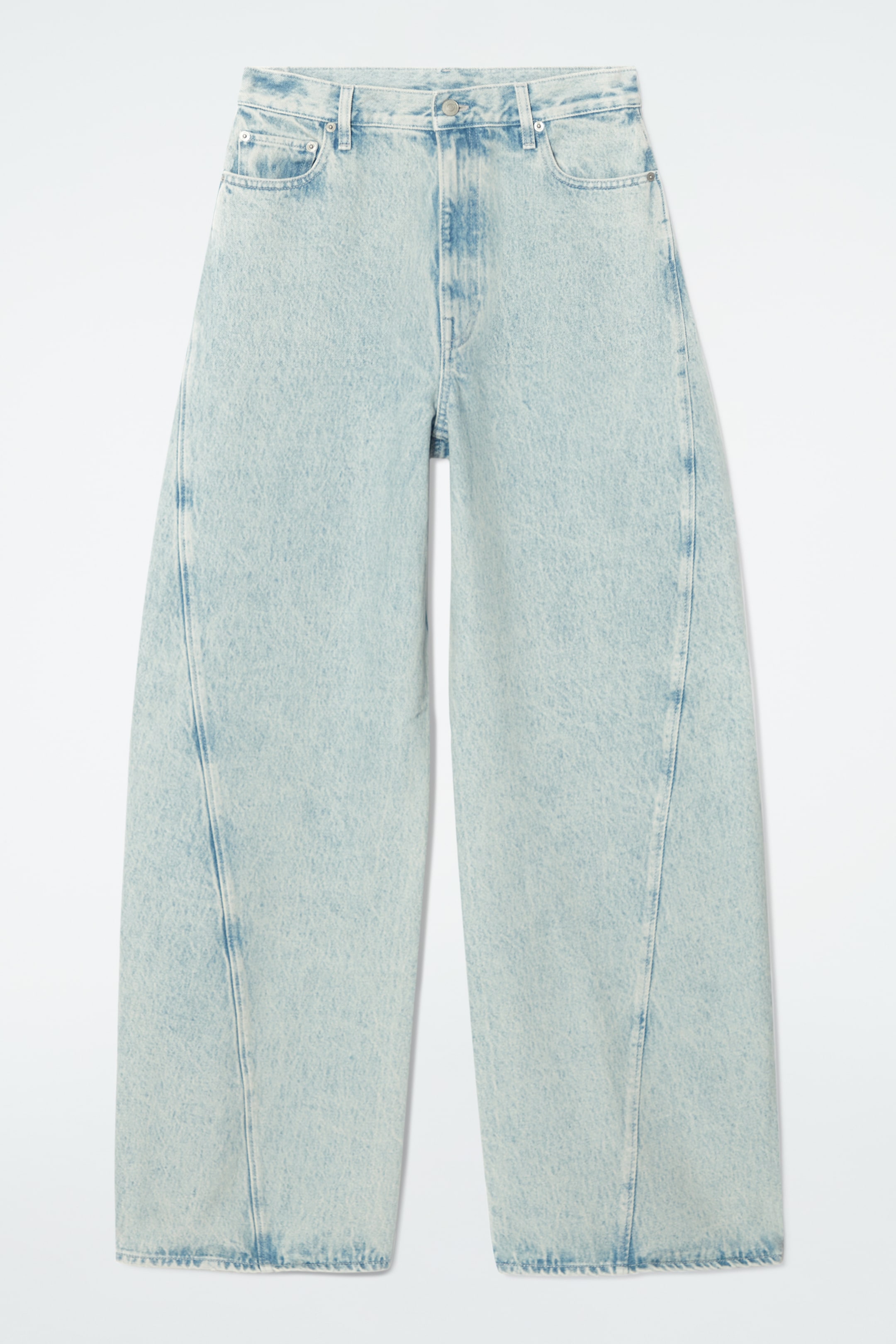 Grösseres Bild ansehen: TWIST JEANS MIT BARREL-BEIN - HELLBLAU - DAMEN | H&M CH 1