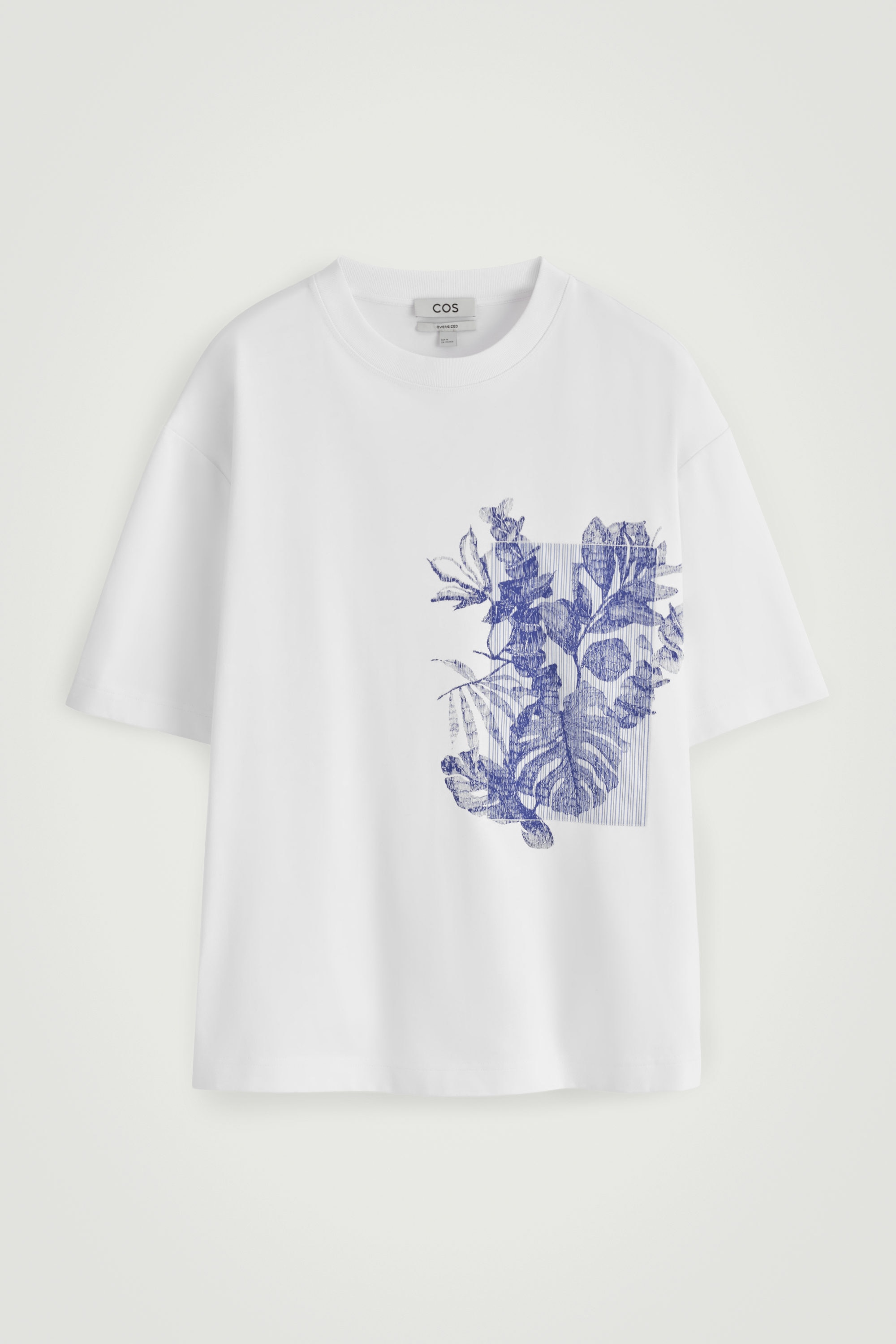 ★IL CORSO★OVERSIZED PAINTS PRINT T-SHIRTS OVERSIZED GRAPHIC T-SHIRT - WHITE / PRINTED | COS