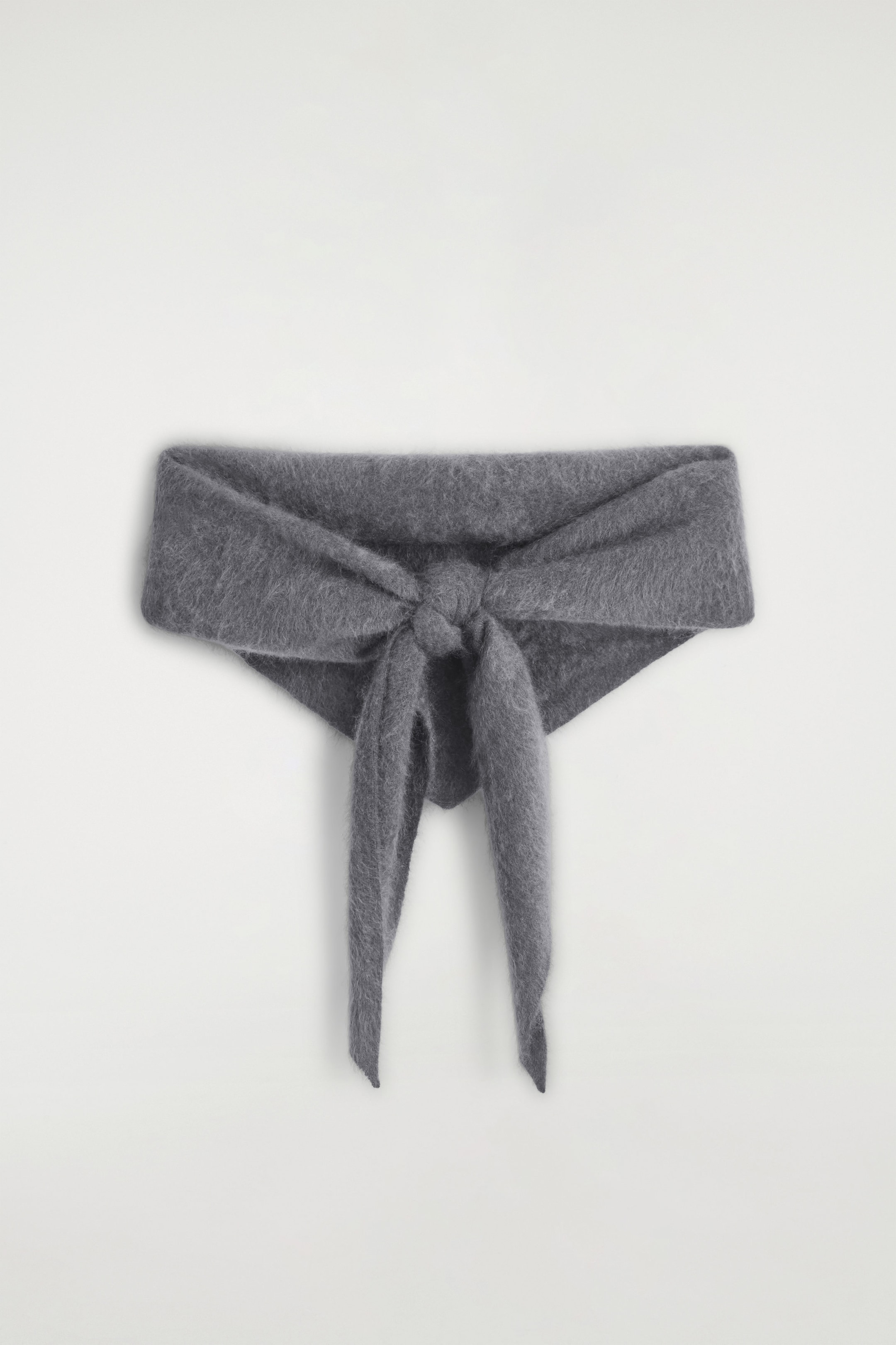BRUSHED-CASHMERE TRIANGLE SCARF