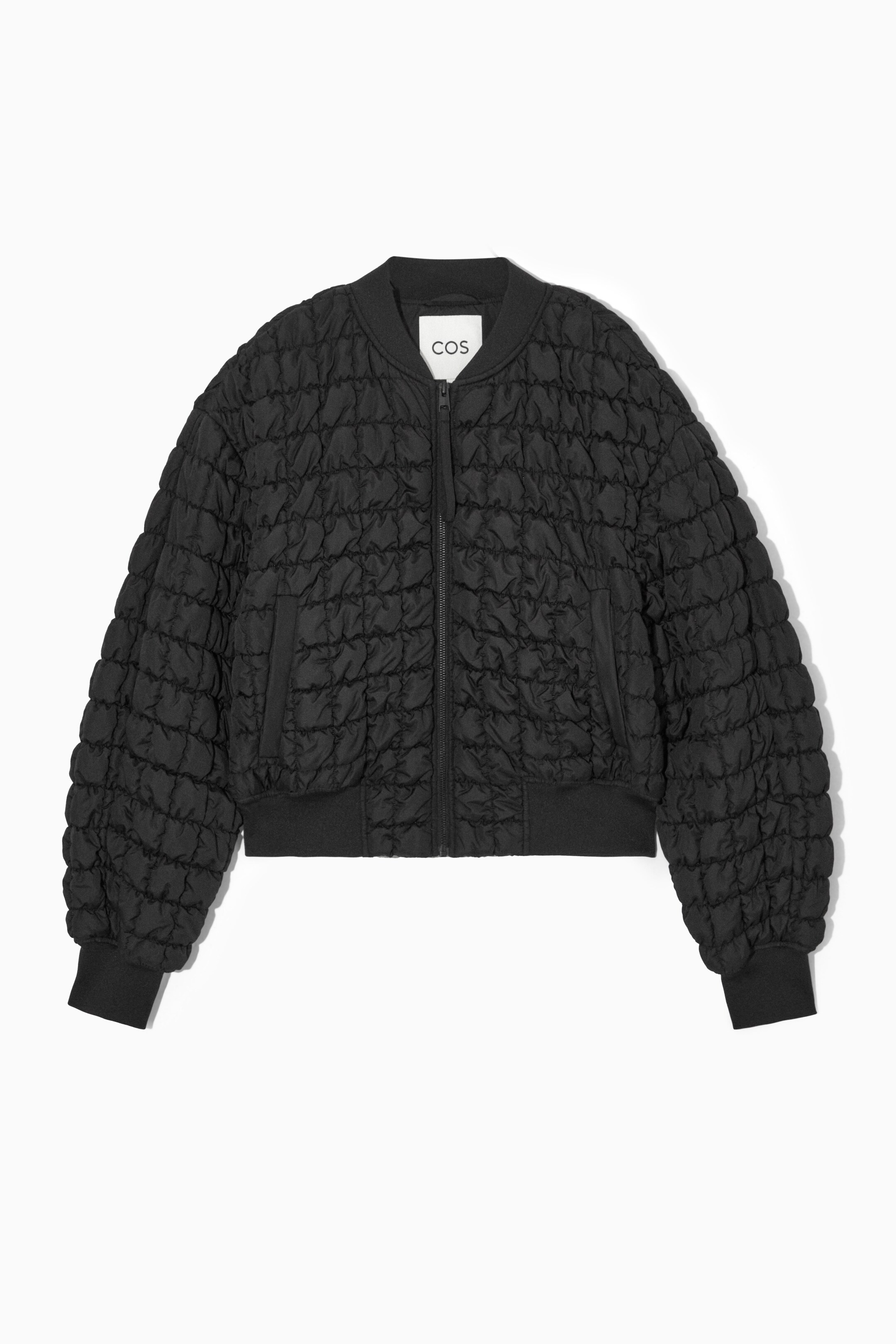 View larger image: QUILTED BOMBER JACKET - BLACK - Ladies | H&M GB 1