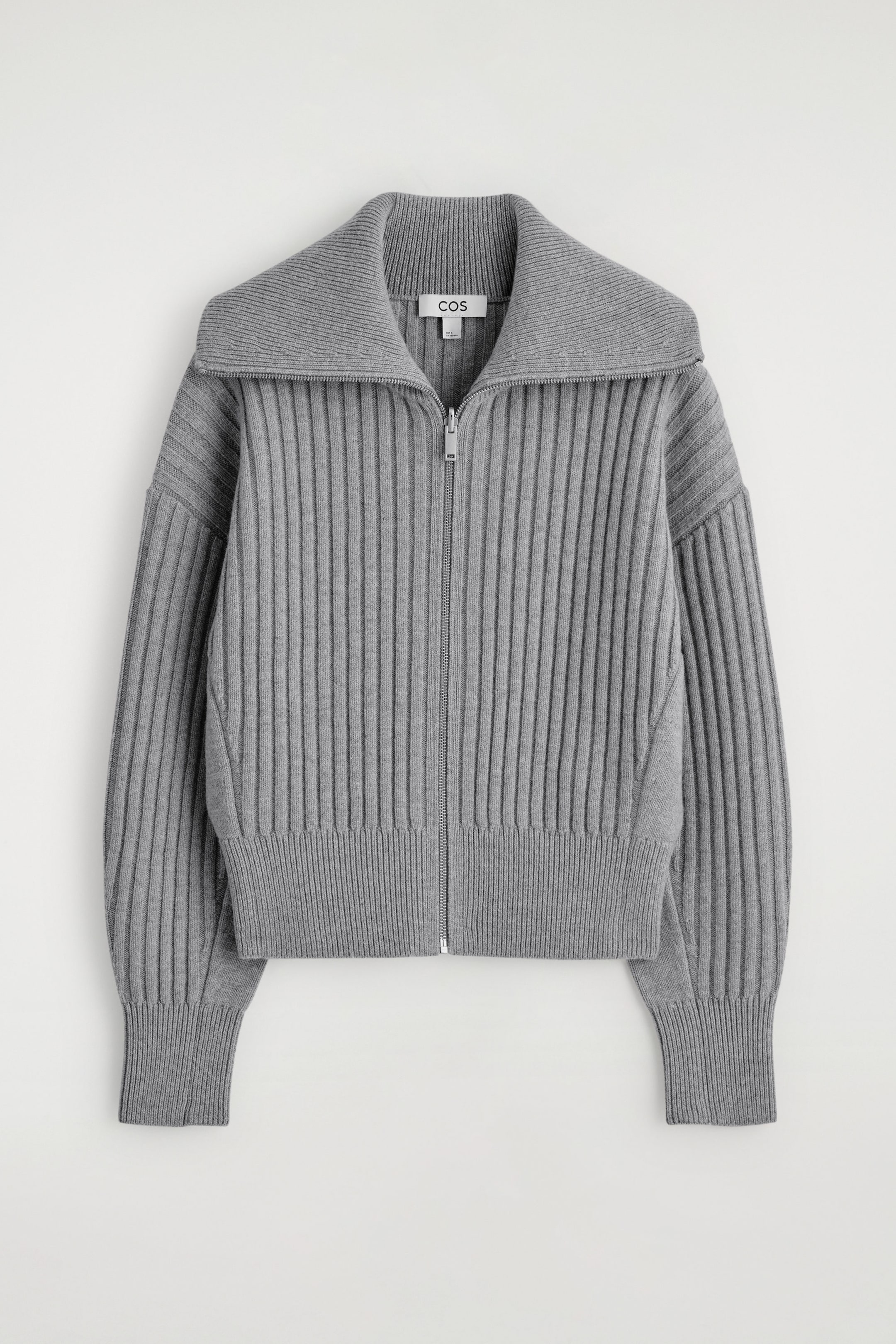 RIBBED MERINO WOOL JACKET