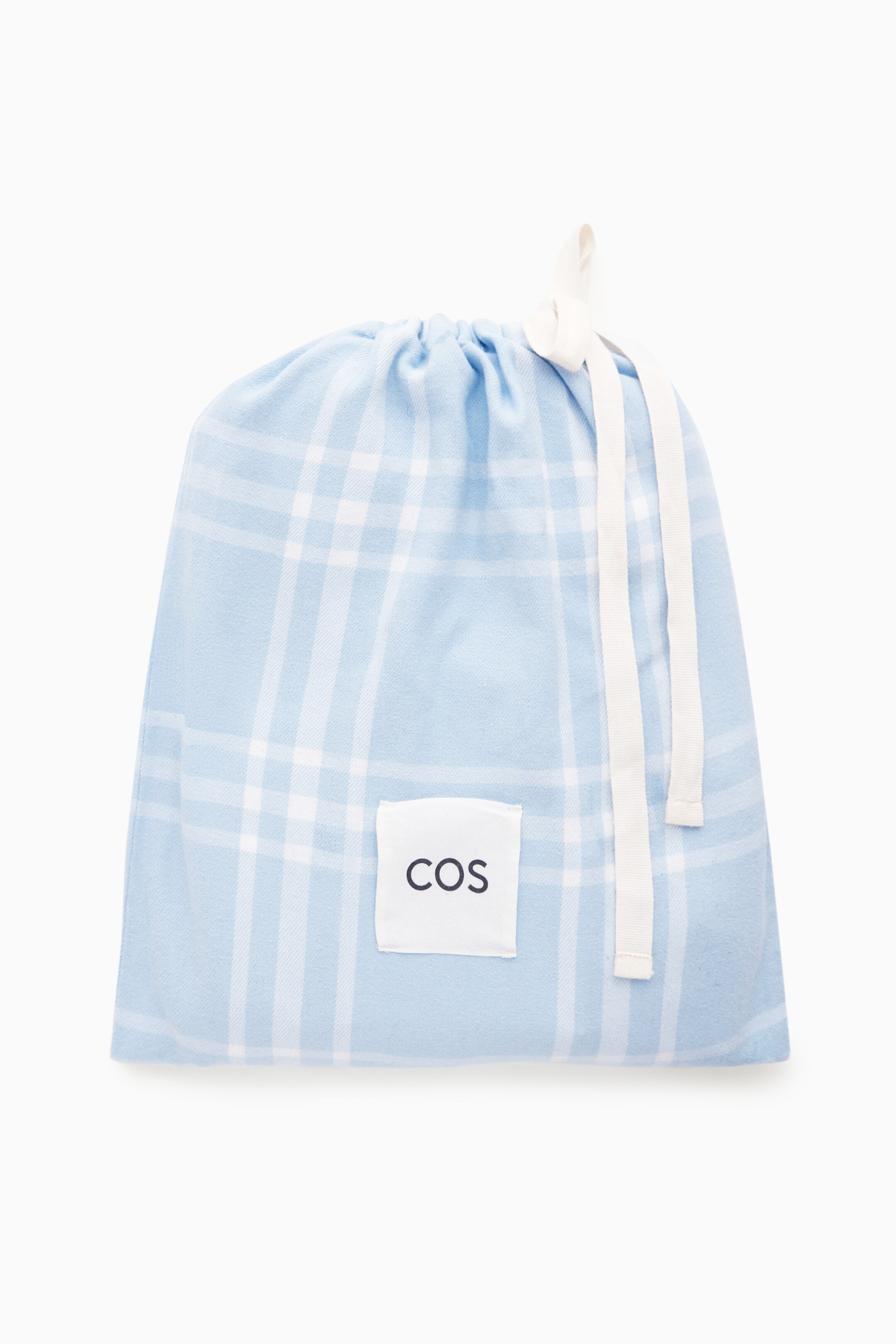 View larger image: CHECKED FLANNEL PYJAMA SET - LIGHT BLUE / WHITE / CHECKED - Ladies | H&M GB 2