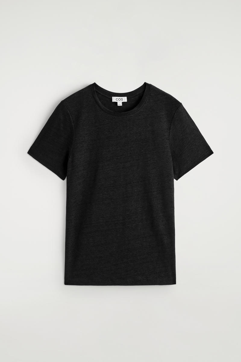 Crew-Neck Linen T-Shirt