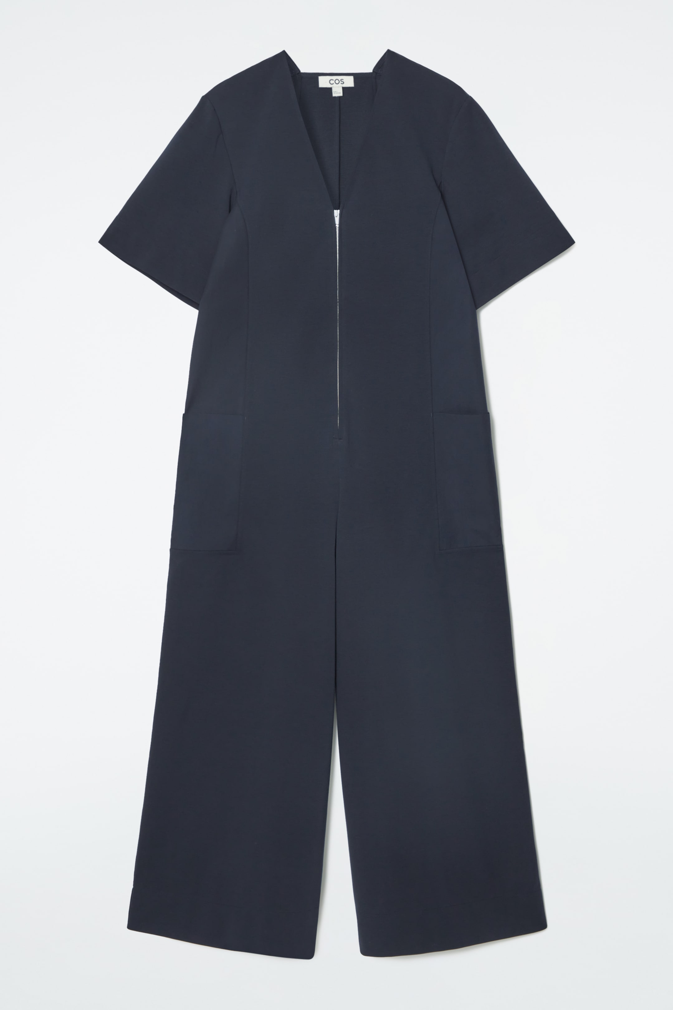 Ingrandisci l'immagine: PANELLED V-NECK JUMPSUIT - NAVY - DONNA | H&M CH 1